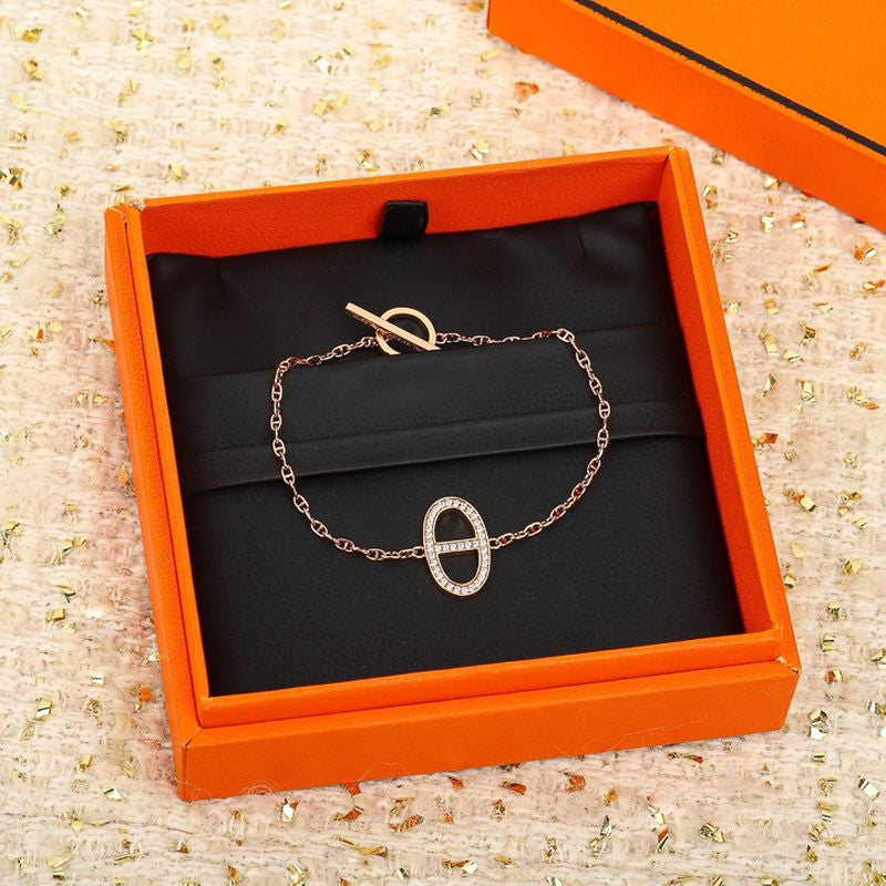 에르메스 Chaine d'ancre Contour Bracelet