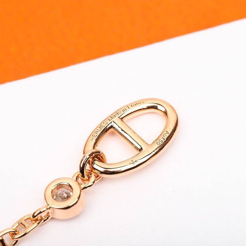 에르메스 Chaine d'ancre Chaos earrings