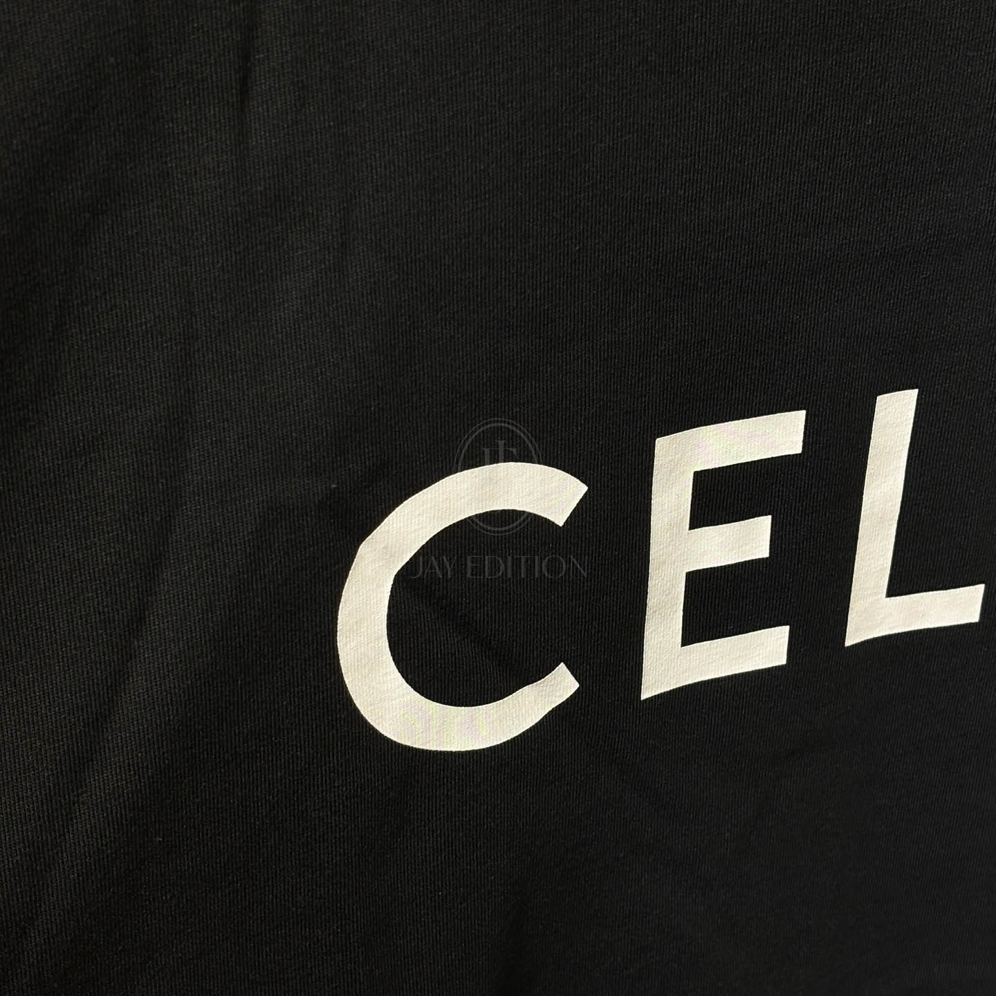 1% CEL 코튼 저지 루즈 티셔츠