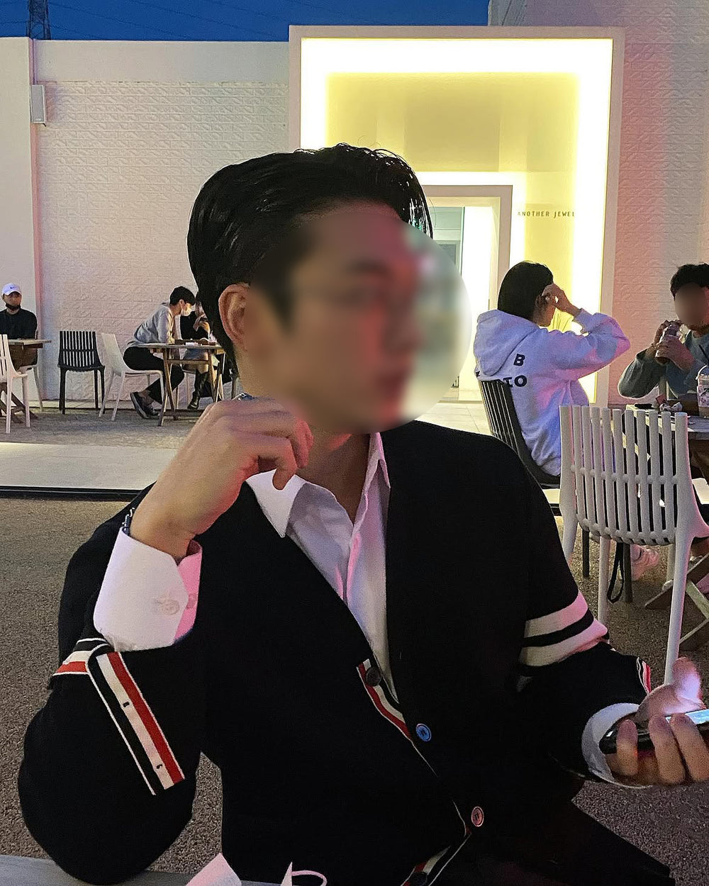 1% 톰브라운 메리노울 가디건,니트 (남성용)