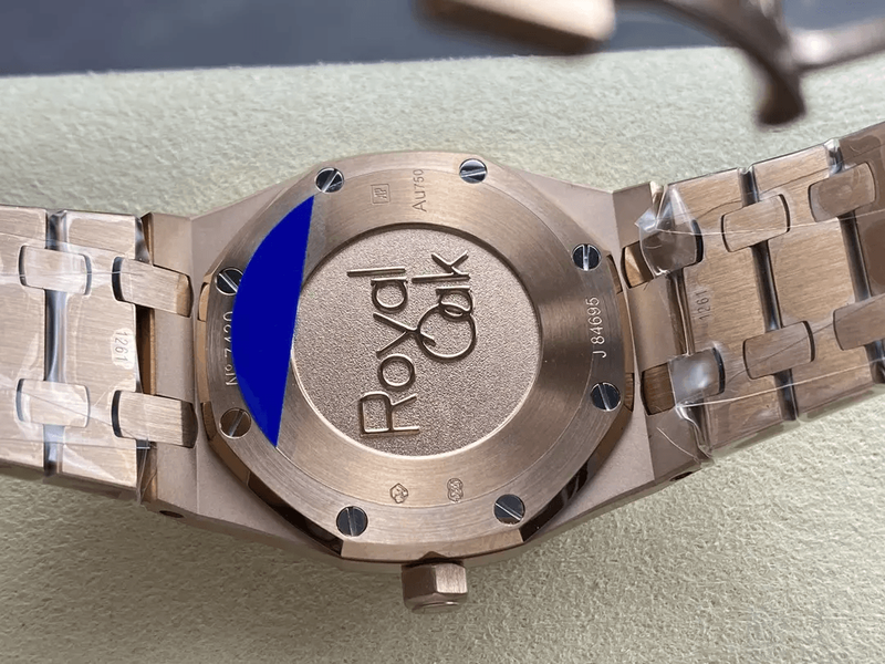 오데마피게 로얄오크 67651 청판 로즈골드 금통 다이아세팅 (33mm,쿼츠)