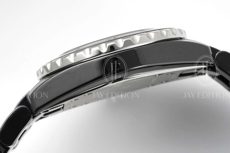 C J12 워치 33mm 블랙 다이아 인디케이터 쿼츠