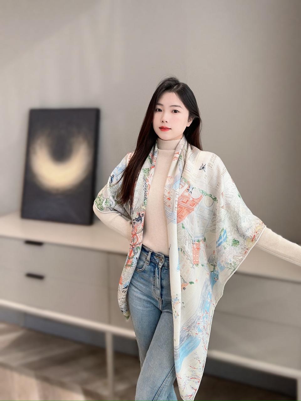 에르메스 숄 2