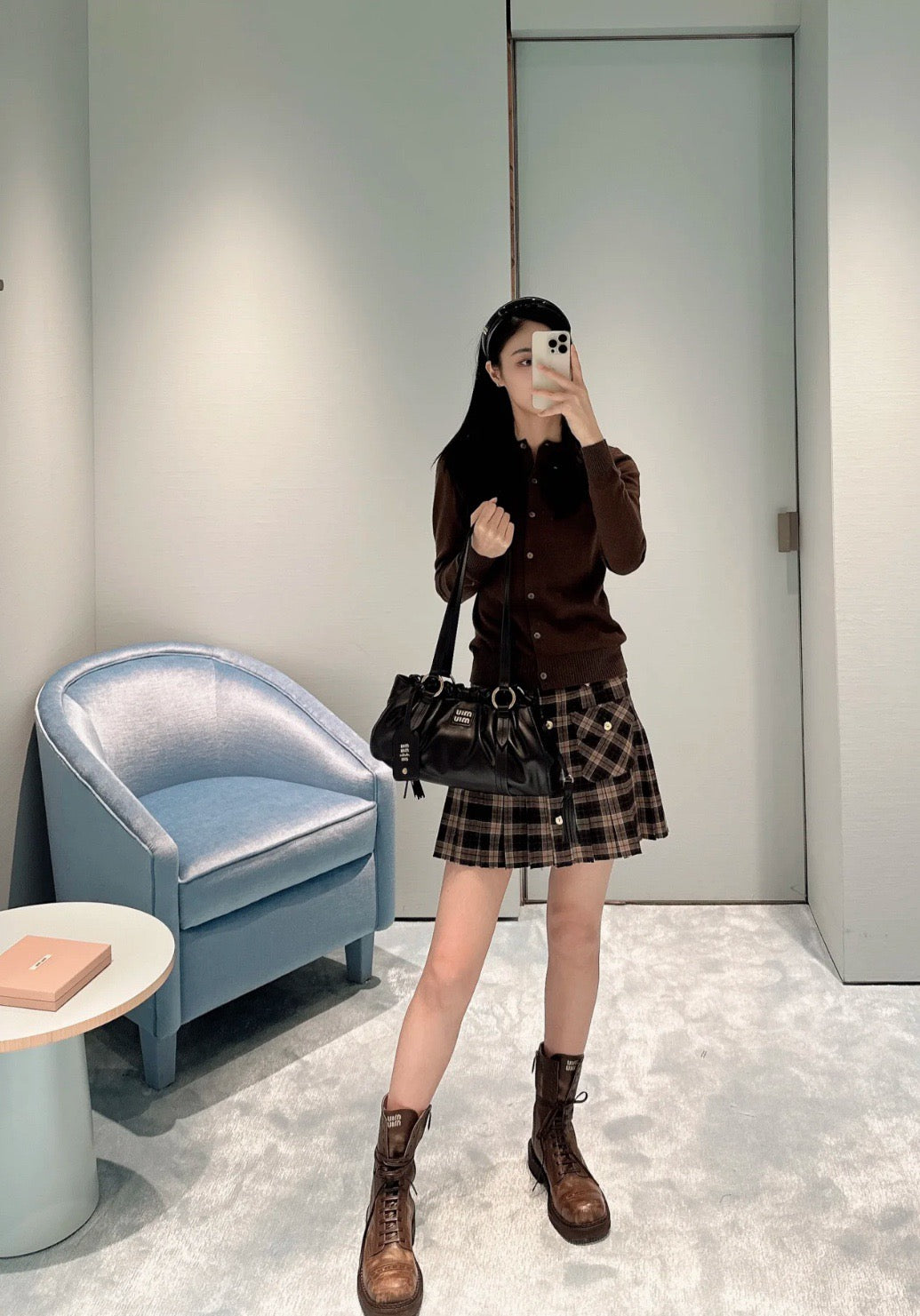미우미우 조이 나파 숄더백 스몰