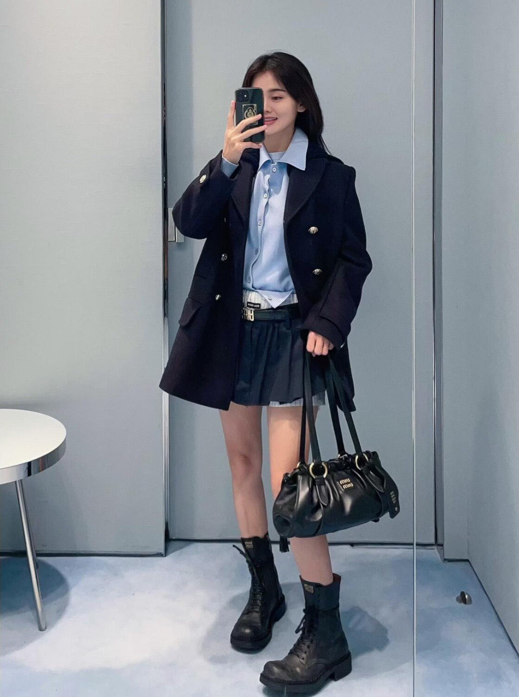 미우미우 조이 나파 숄더백 스몰