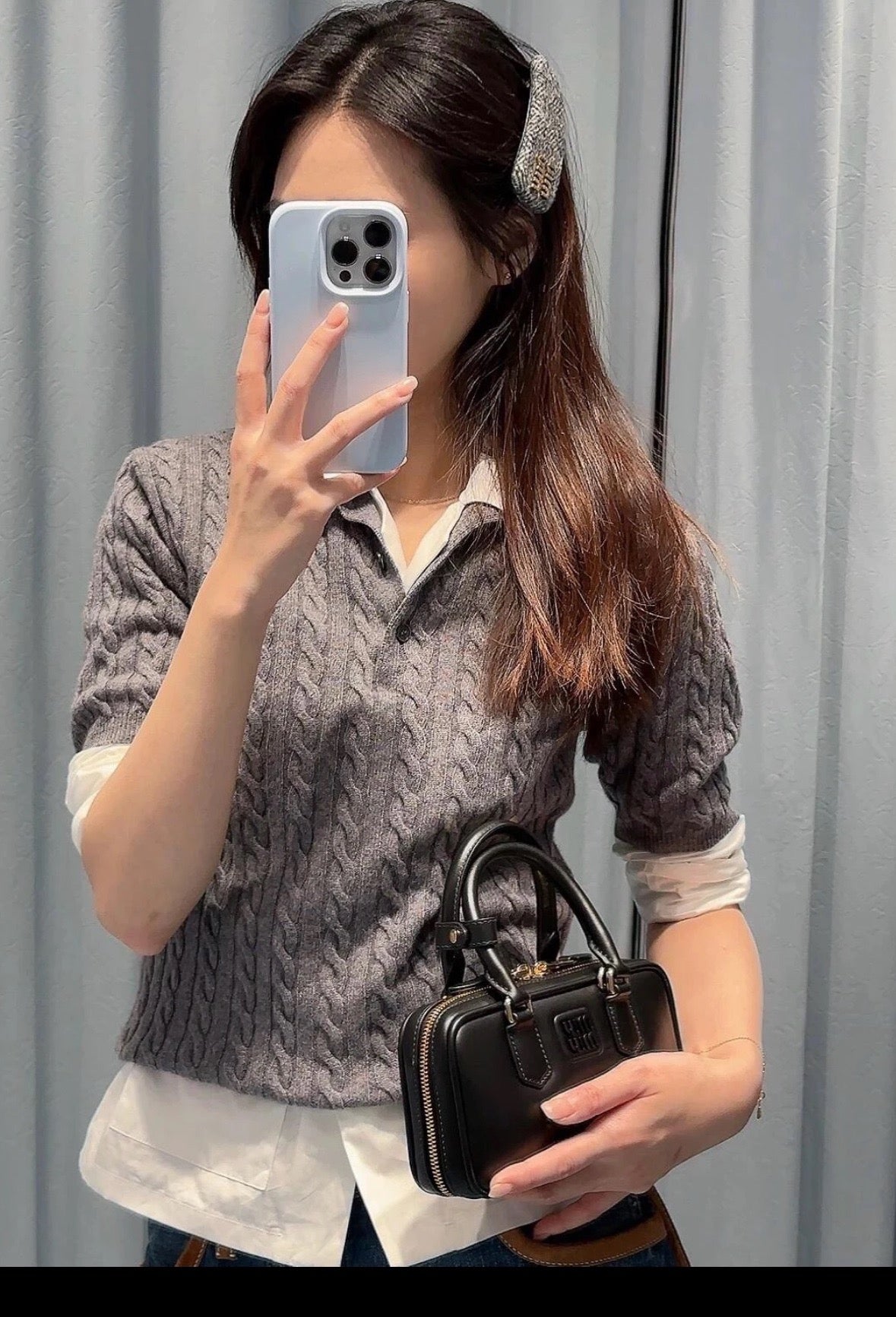 미우미우 아르카디 미니 (블랙)