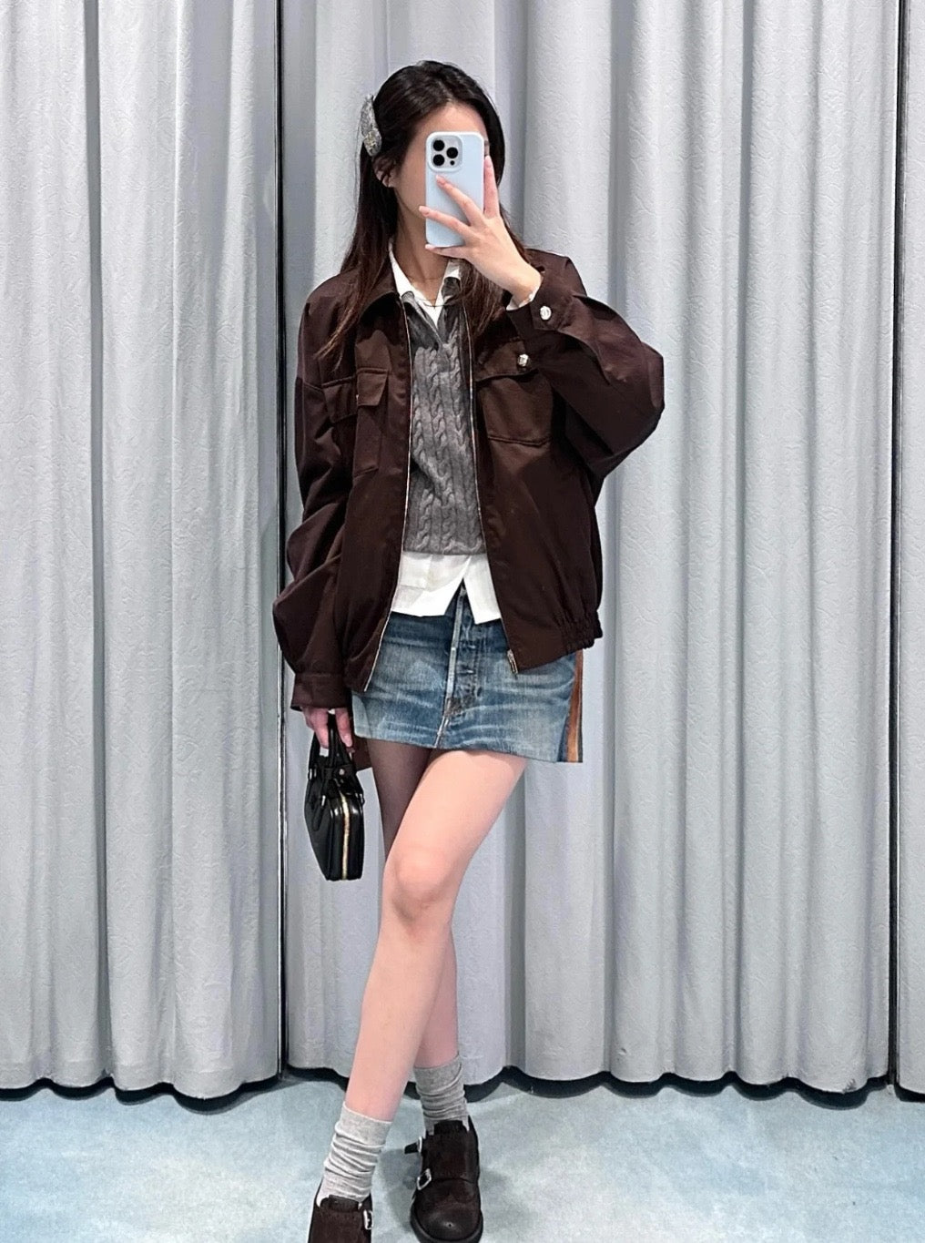 미우미우 아르카디 미니 (블랙)