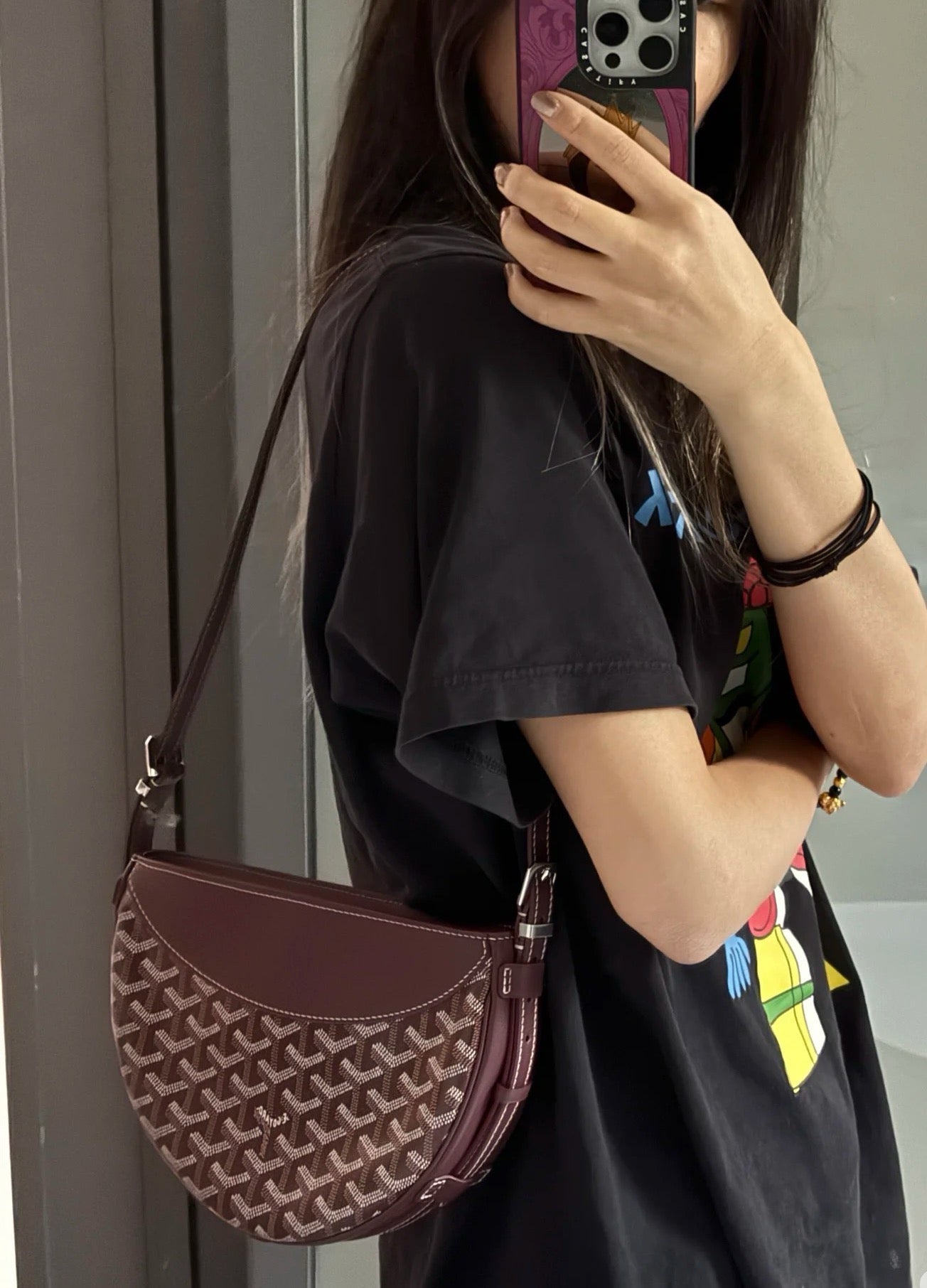 고야드 히론델백 (버건디)