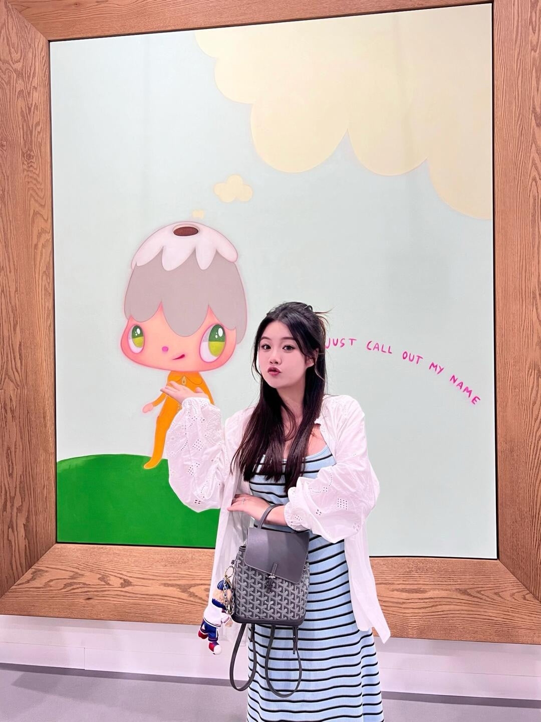 고야드 알팡 백팩 미니 (그레이)