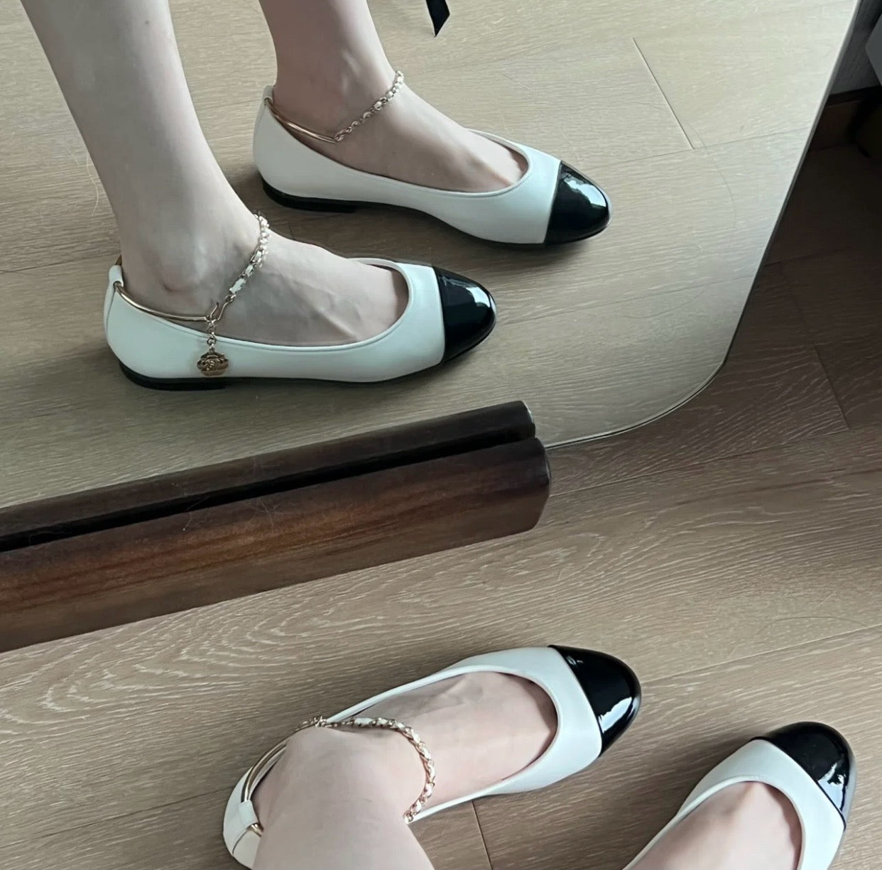 C 발레리나 체인 플랫