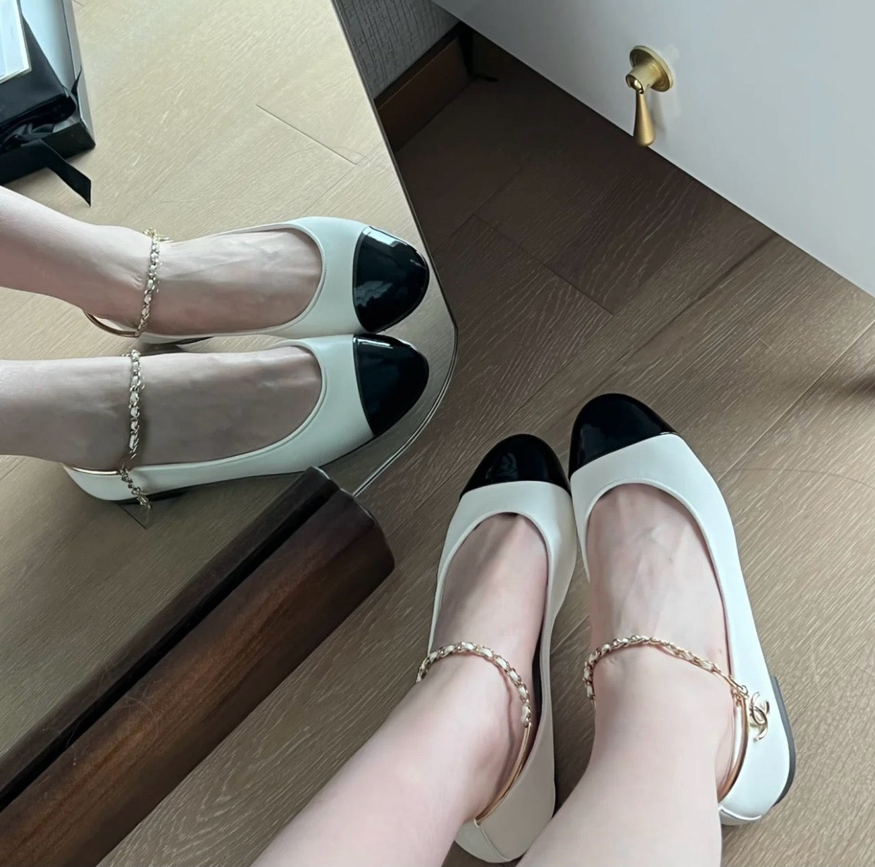 C 발레리나 체인 플랫