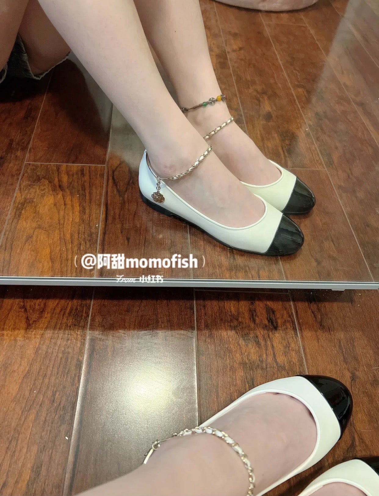 C 발레리나 체인 플랫