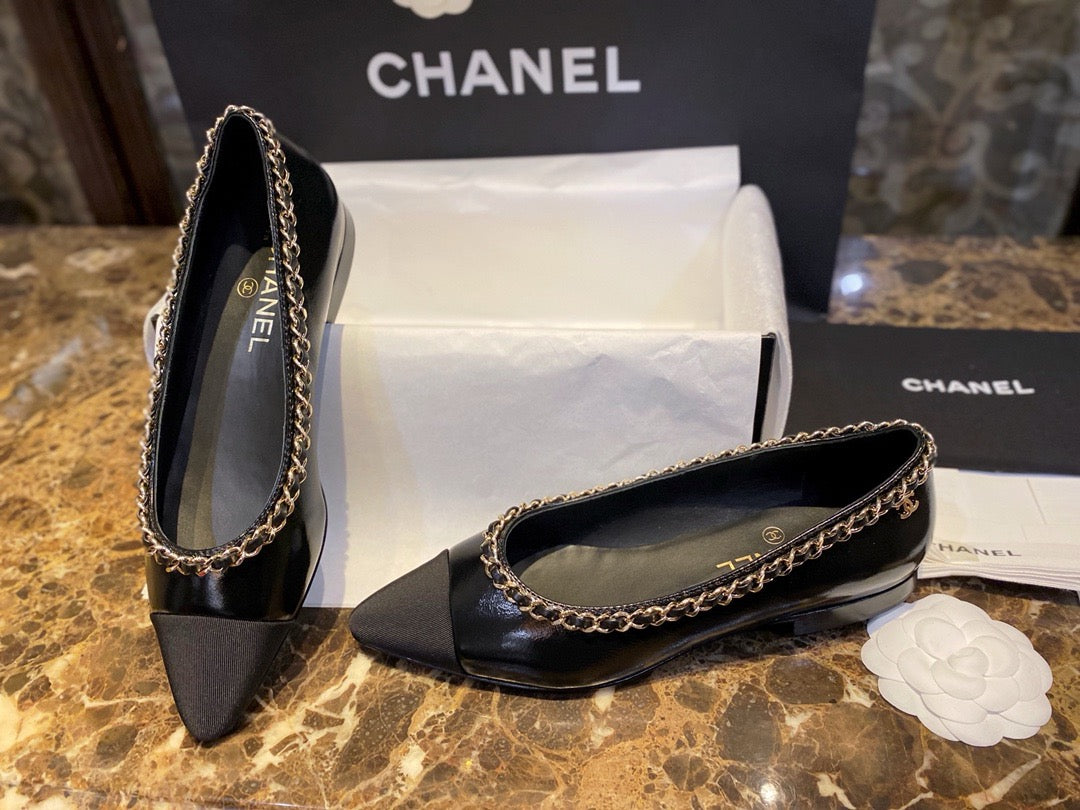 C 체인 발레리나 플랫