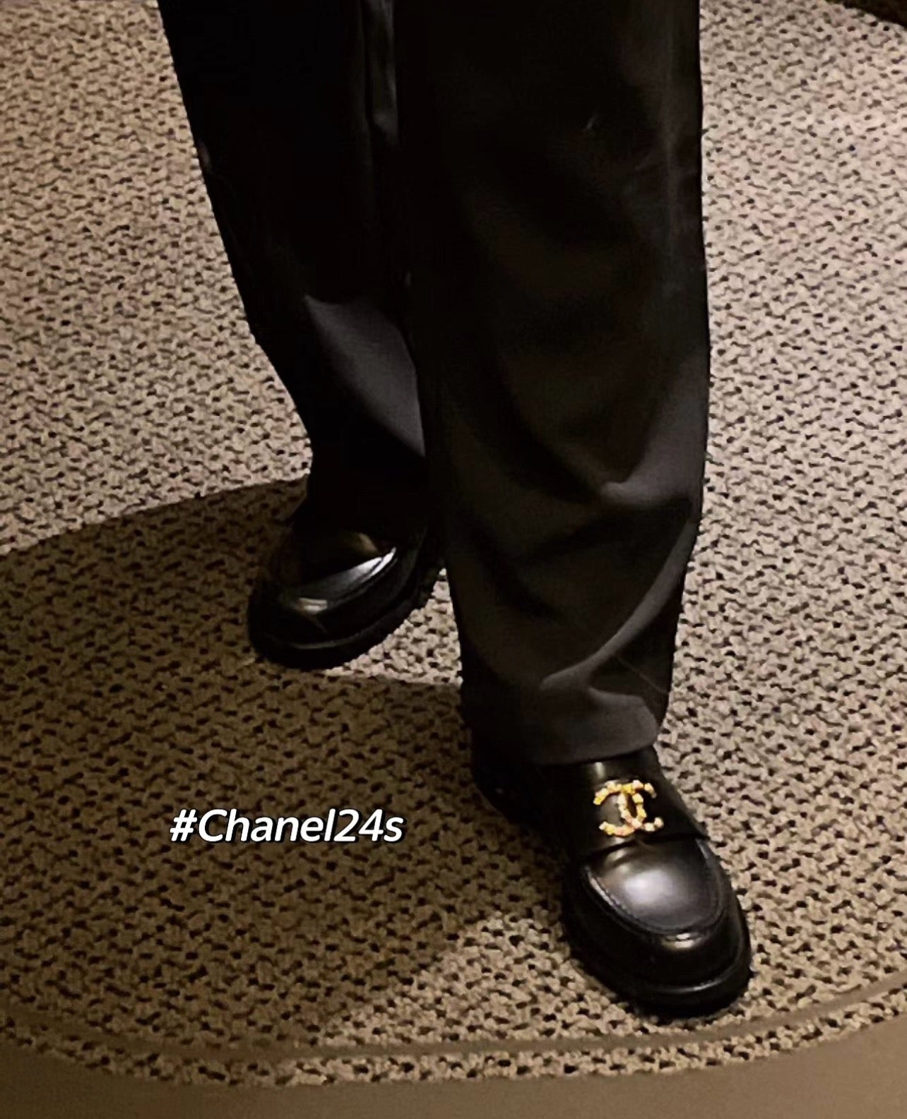 C 24SS 까멜리아 CC로고 로퍼