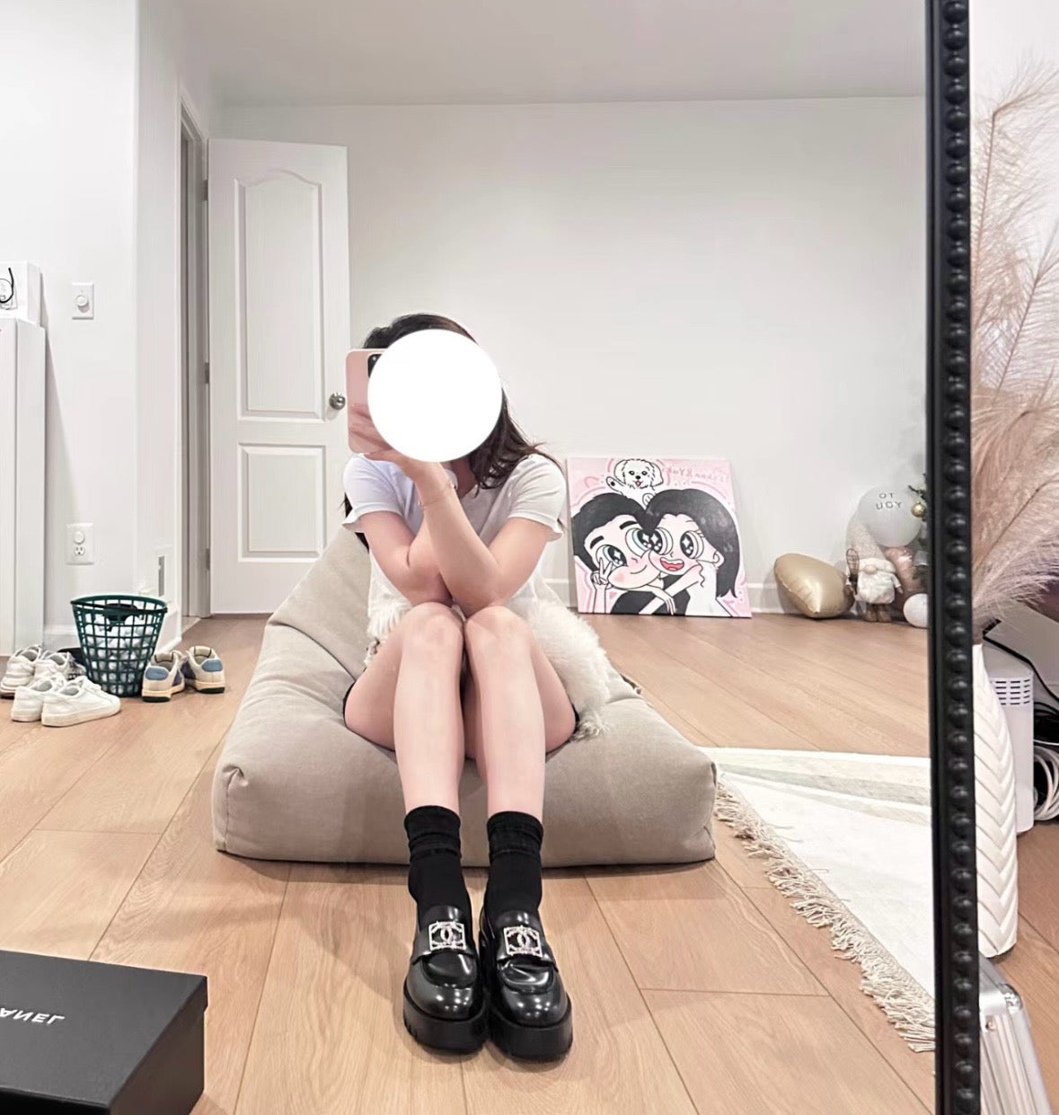 C 23B CC로고 로퍼