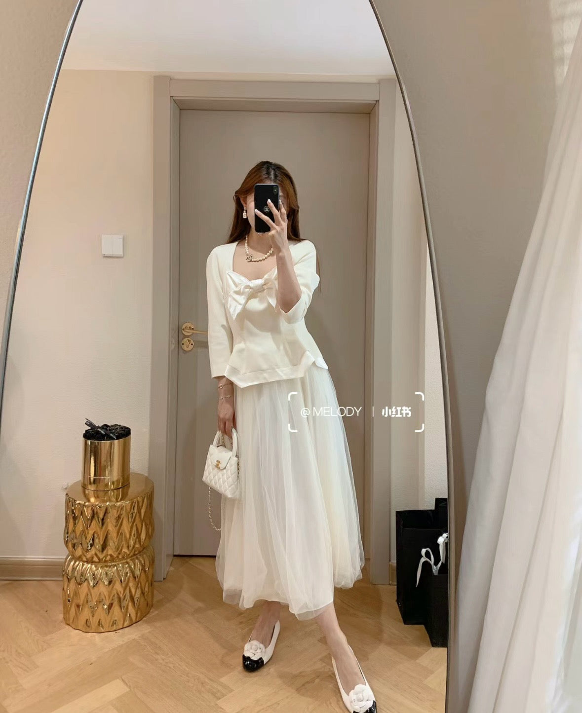 C 까멜리아 발레리나 플랫