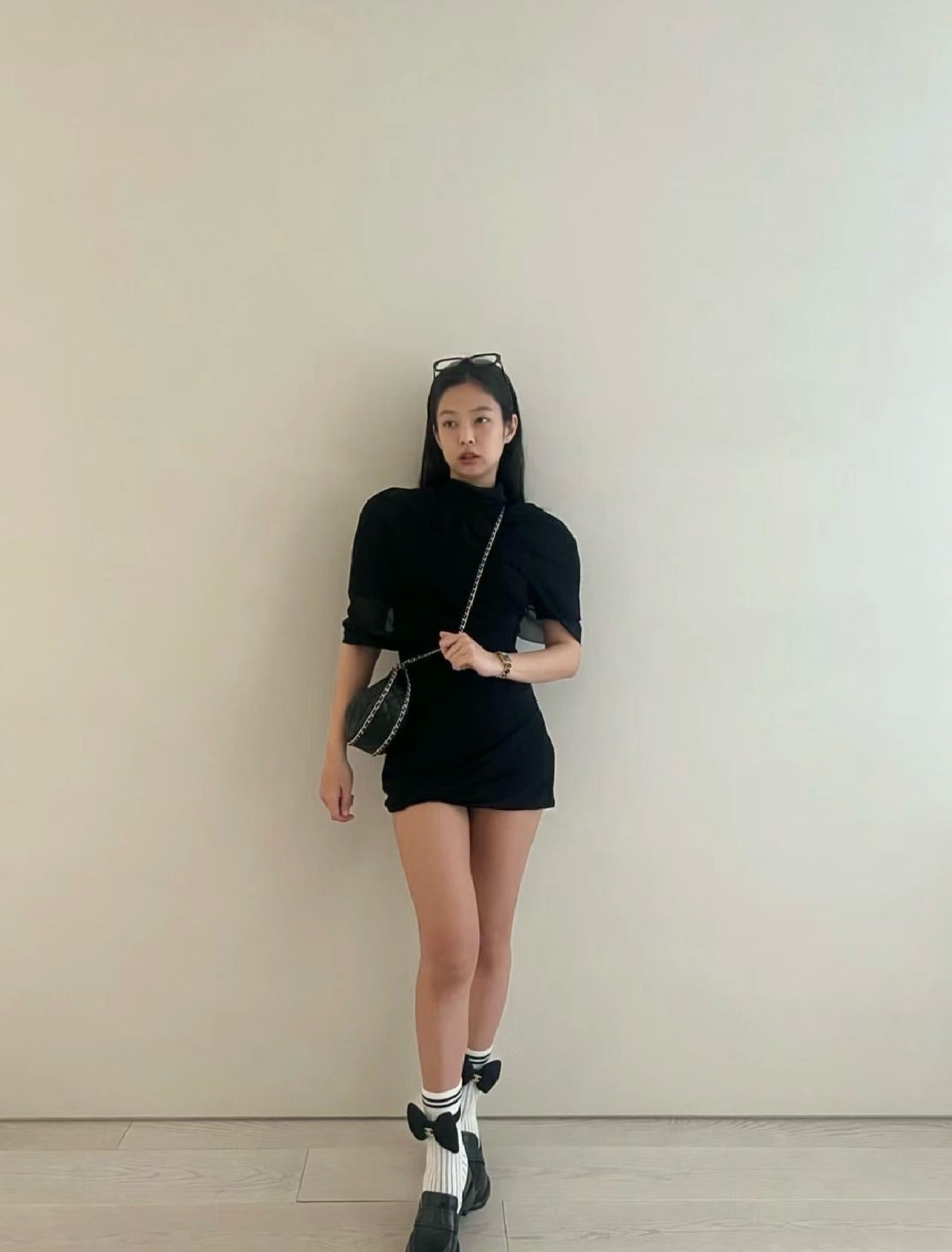 C 리본 삭스 컴바인 모카신