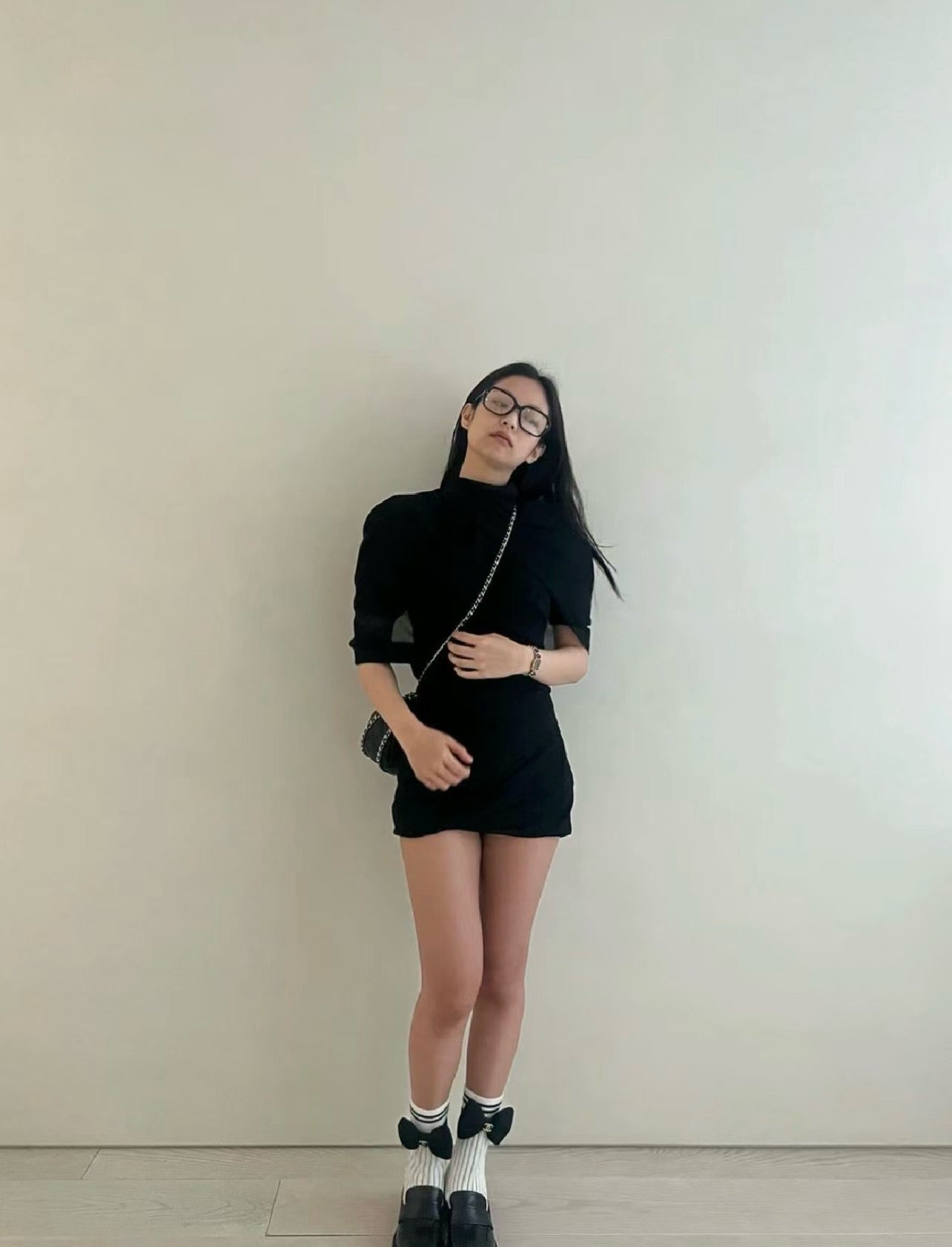 C 리본 삭스 컴바인 모카신