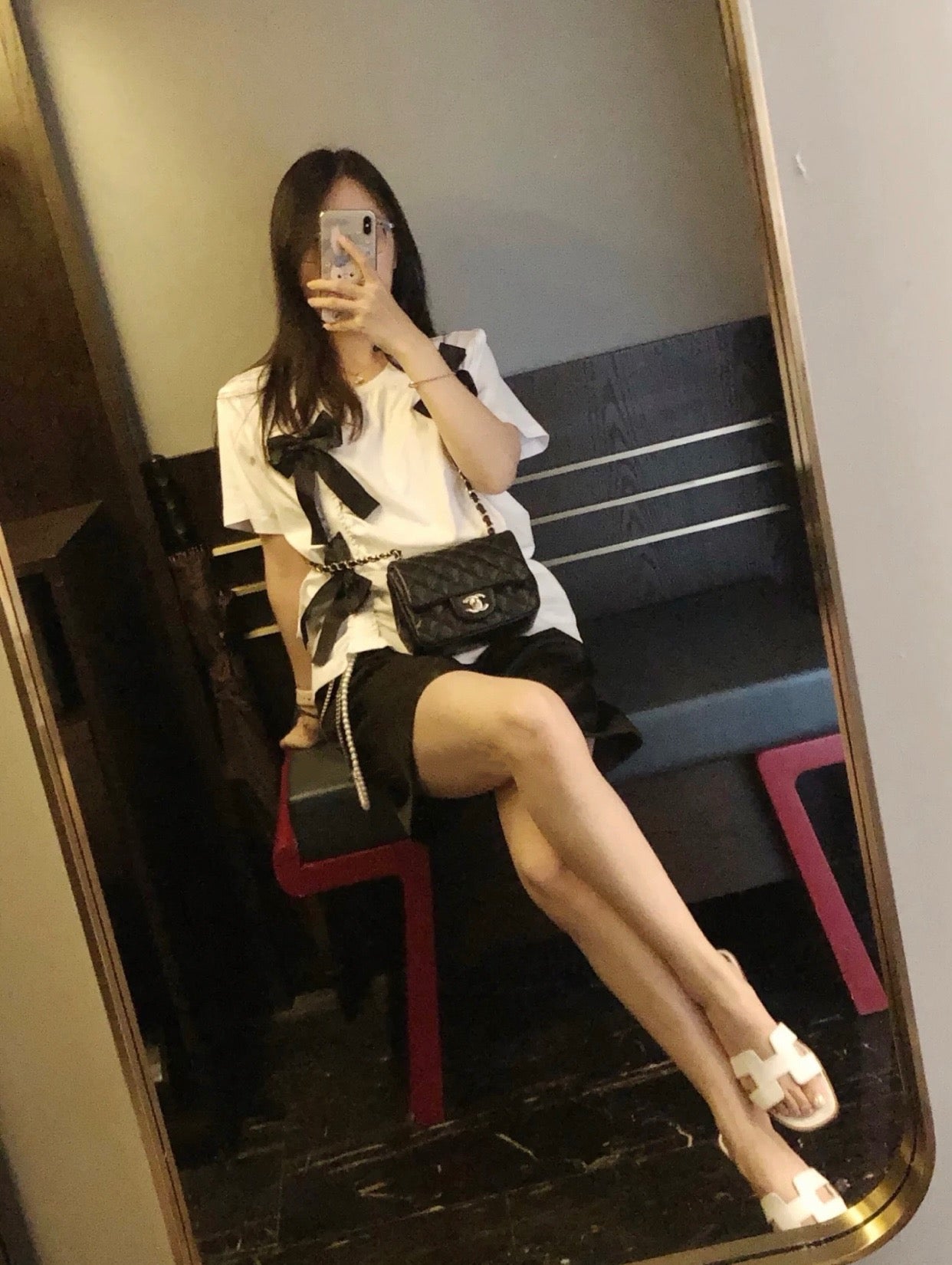C 쁘띠삭 클래식 플랩백