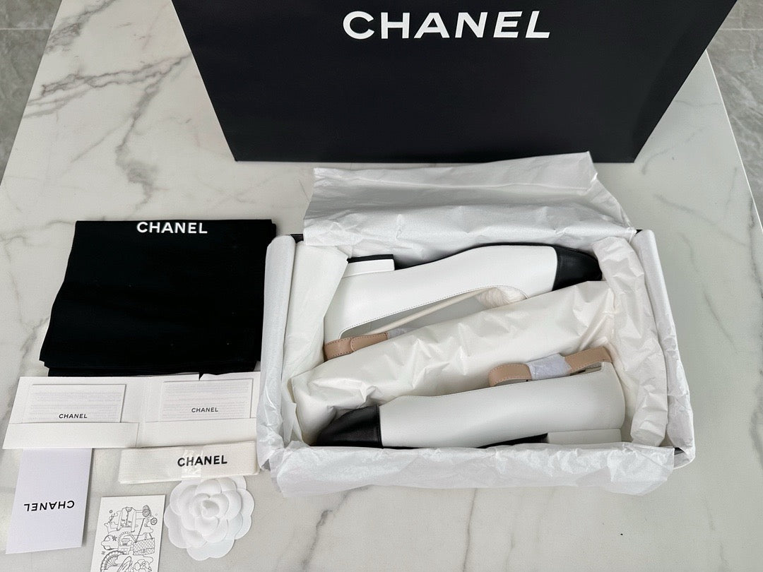 C 펄 디테일 메리제인 플랫