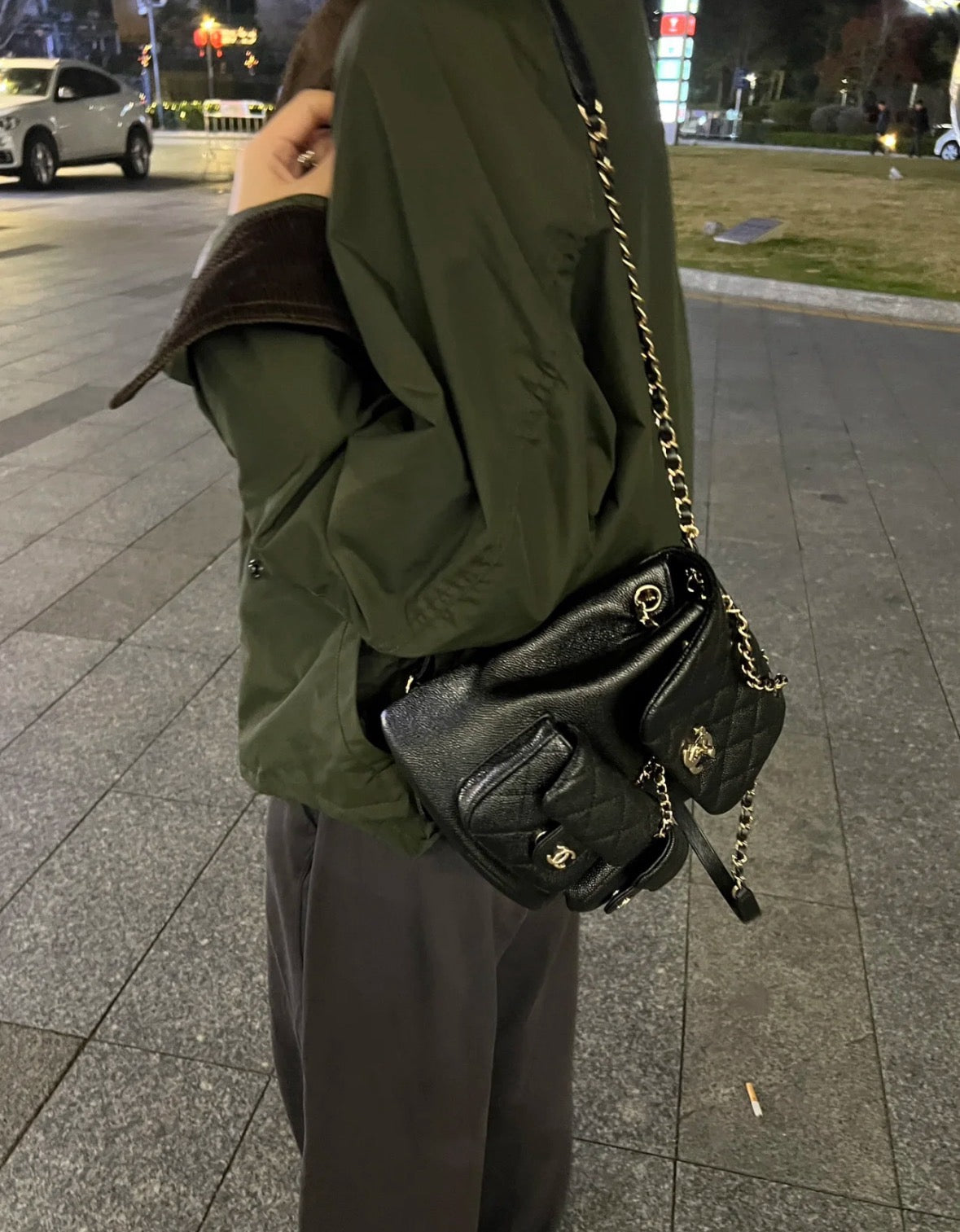 C 투포켓 듀마 백팩 미디움