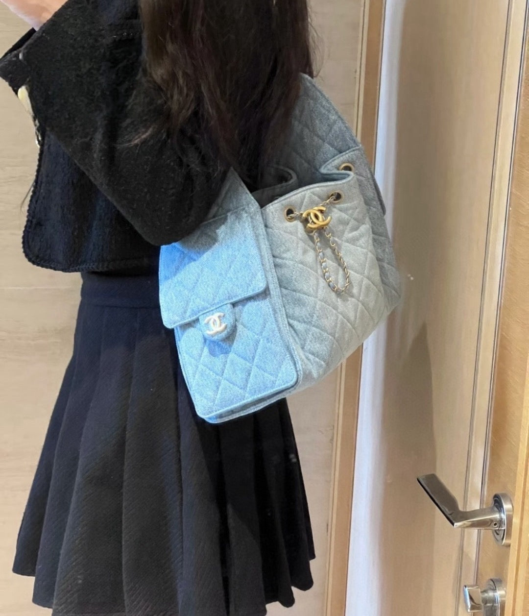 C 25백 데님 스몰