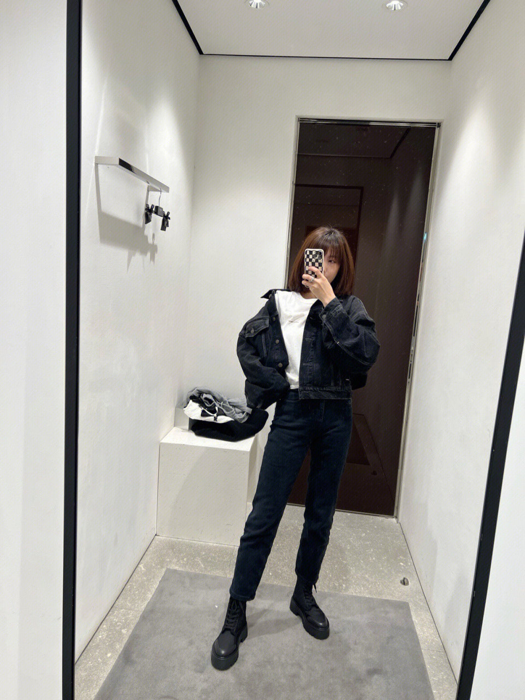 CEL 나일론 벌키 레이스업 부츠