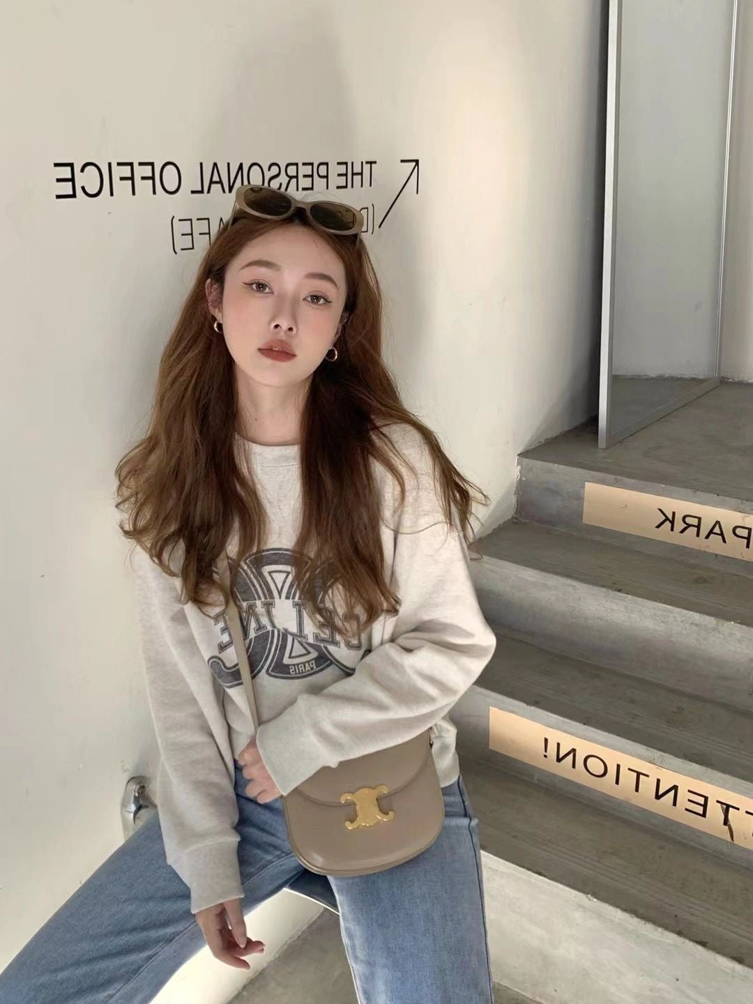 CEL 트리옹프 틴 베사체 숄더백