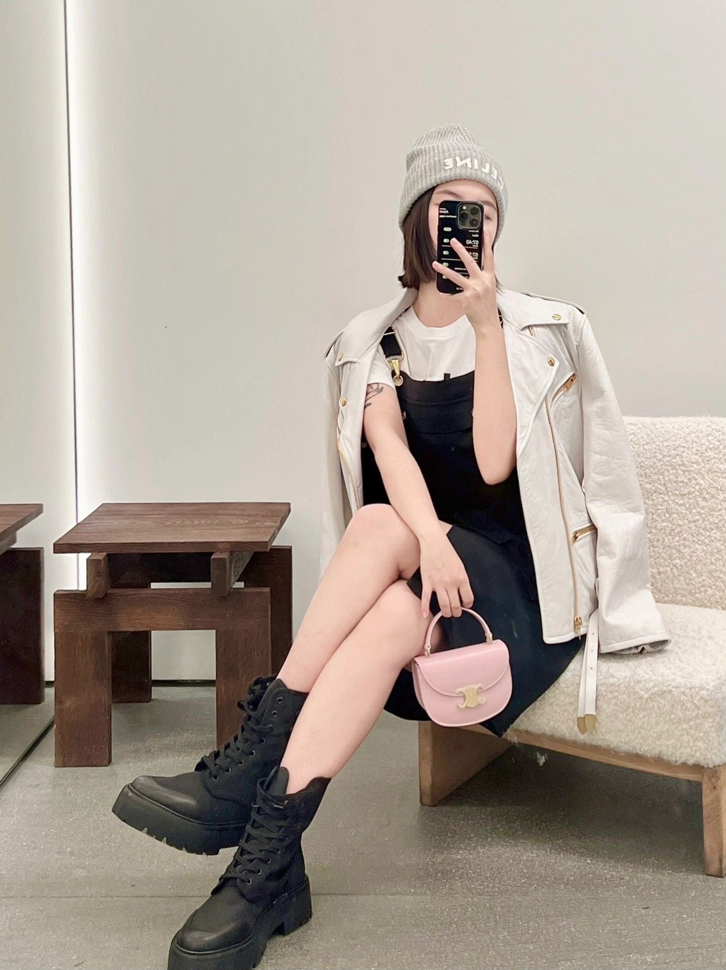 CEL 클레아 베사체 탑핸들백 미니