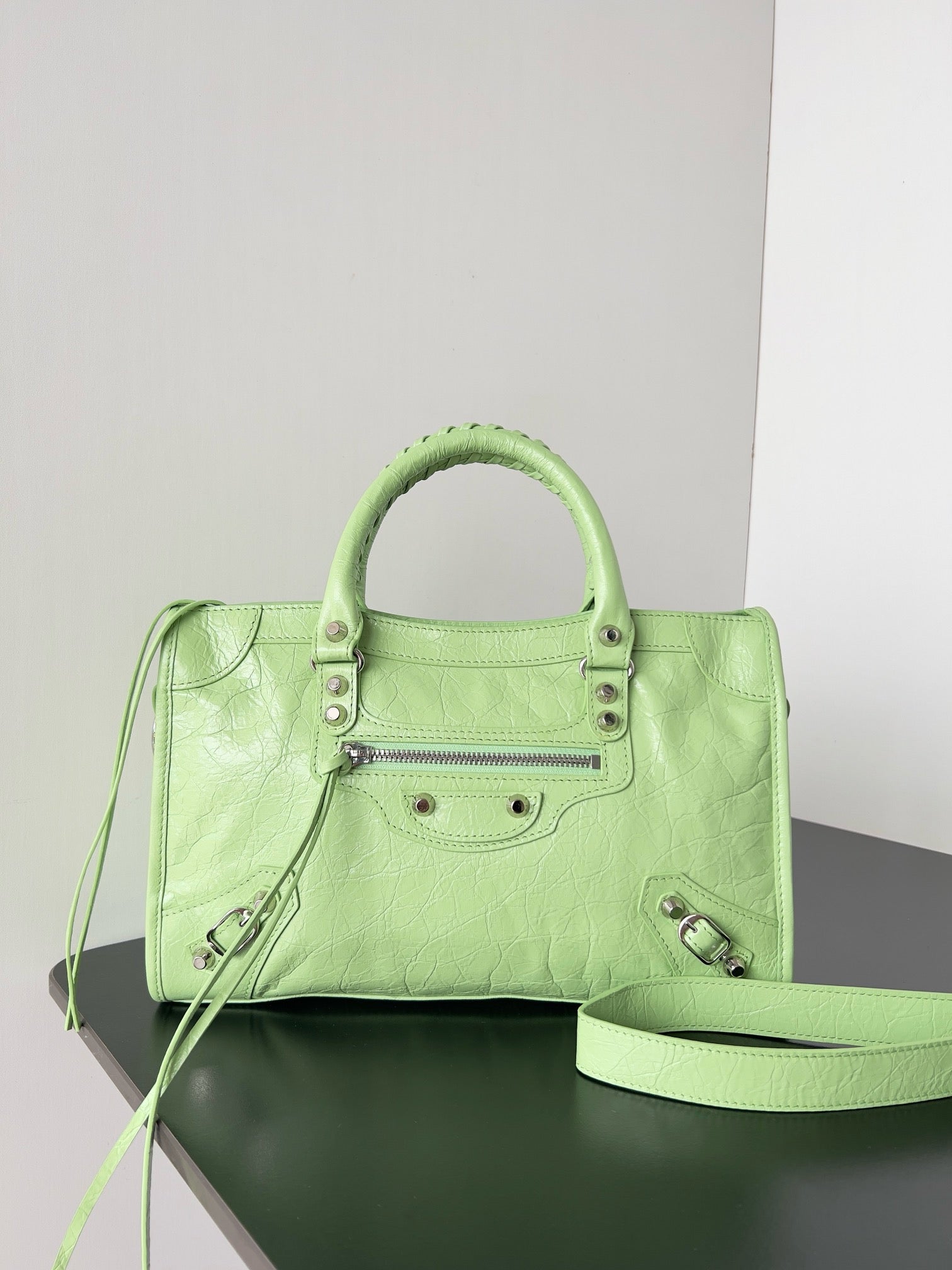 발렌시아가 르 시티백 스몰 (그린)