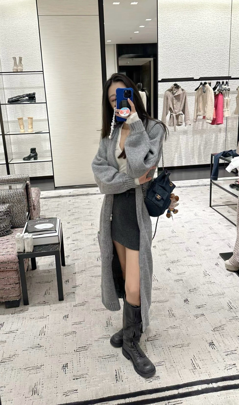 C 25C 데님 백팩