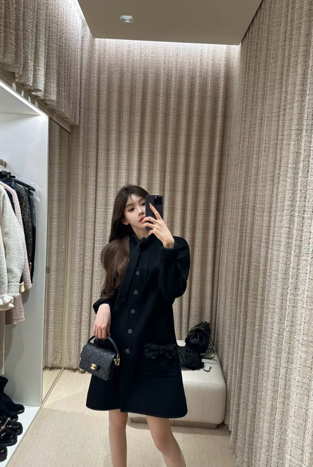 C 24K 핸들 플랩백 미니