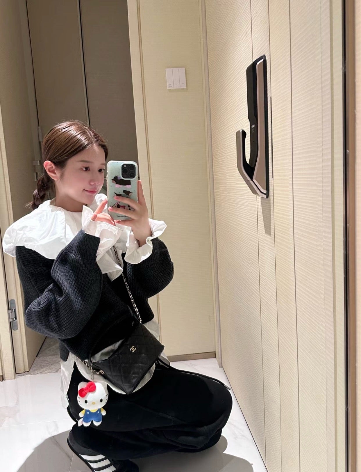C 25C 크루즈 미니 체인 호보백