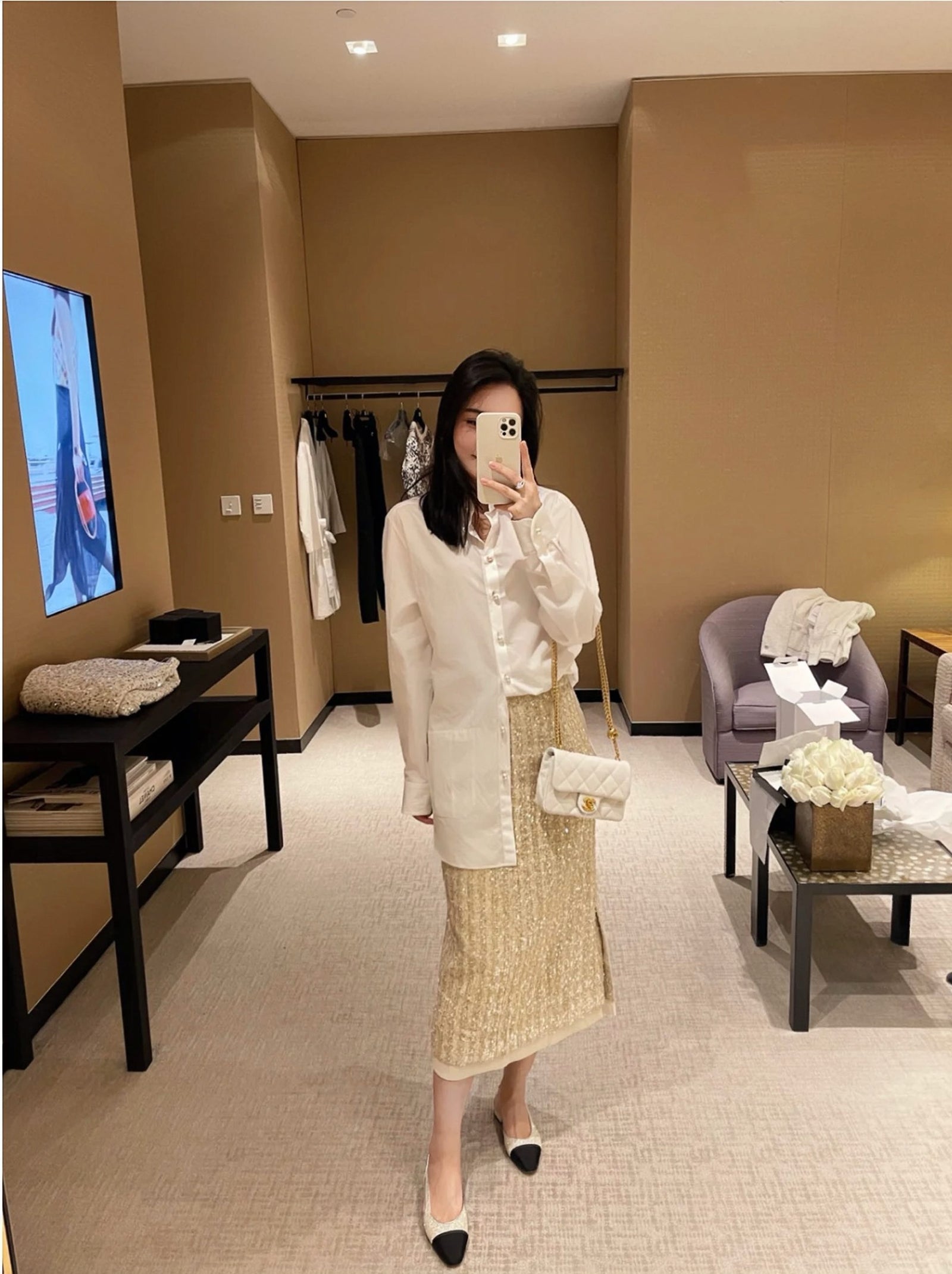 C 24P 하트볼 플랩백 스몰