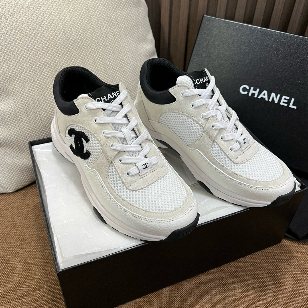 C 메쉬 스웨이드 스니커즈