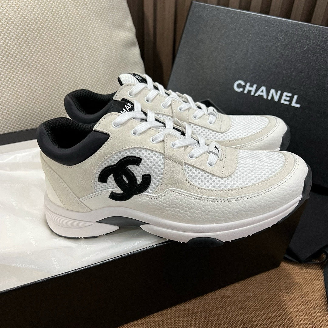 C 메쉬 스웨이드 스니커즈