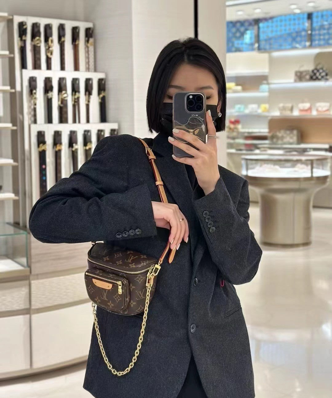 루이비통 모노그램 범백 미니