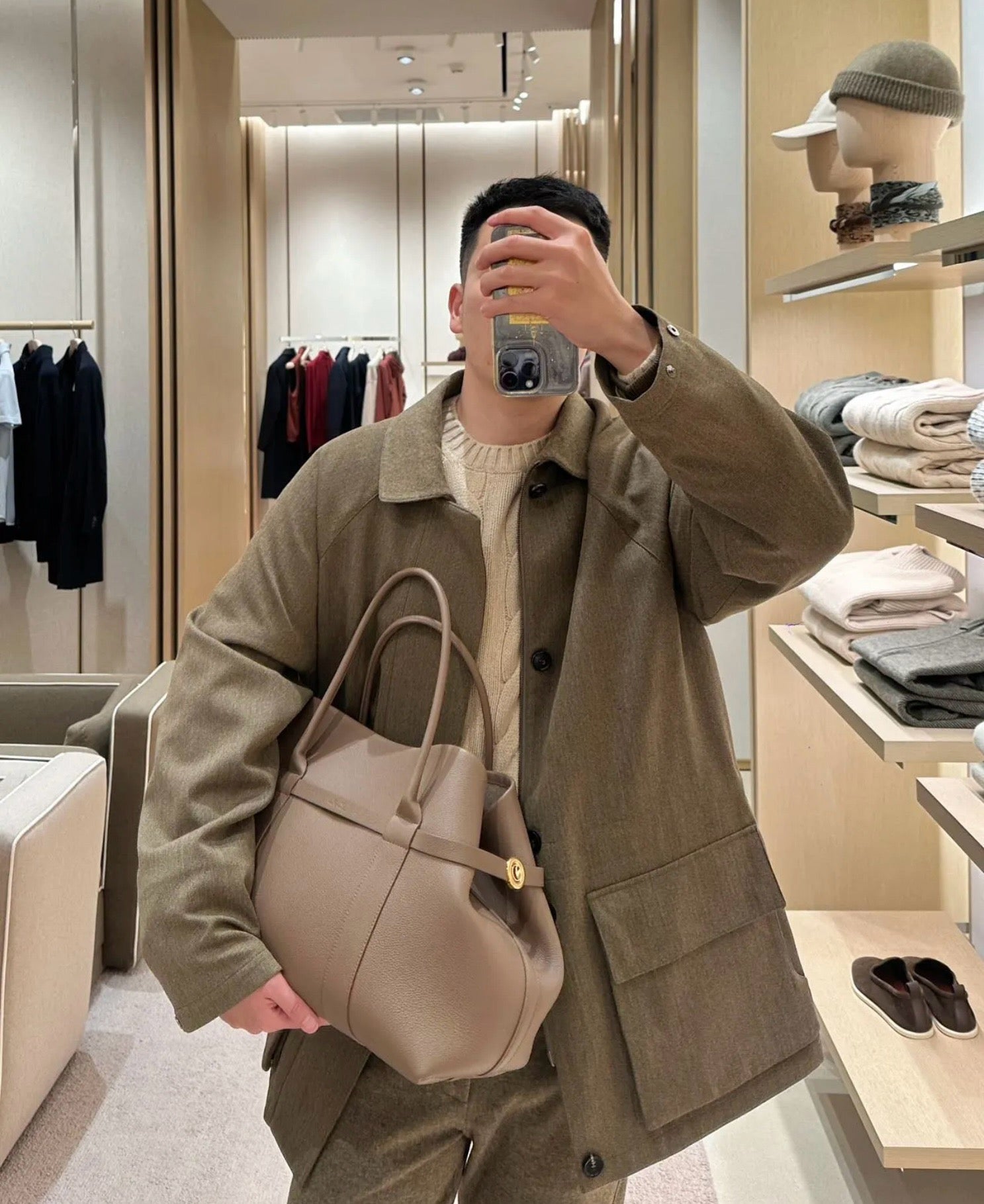 L 기에라 쇼퍼백 라지