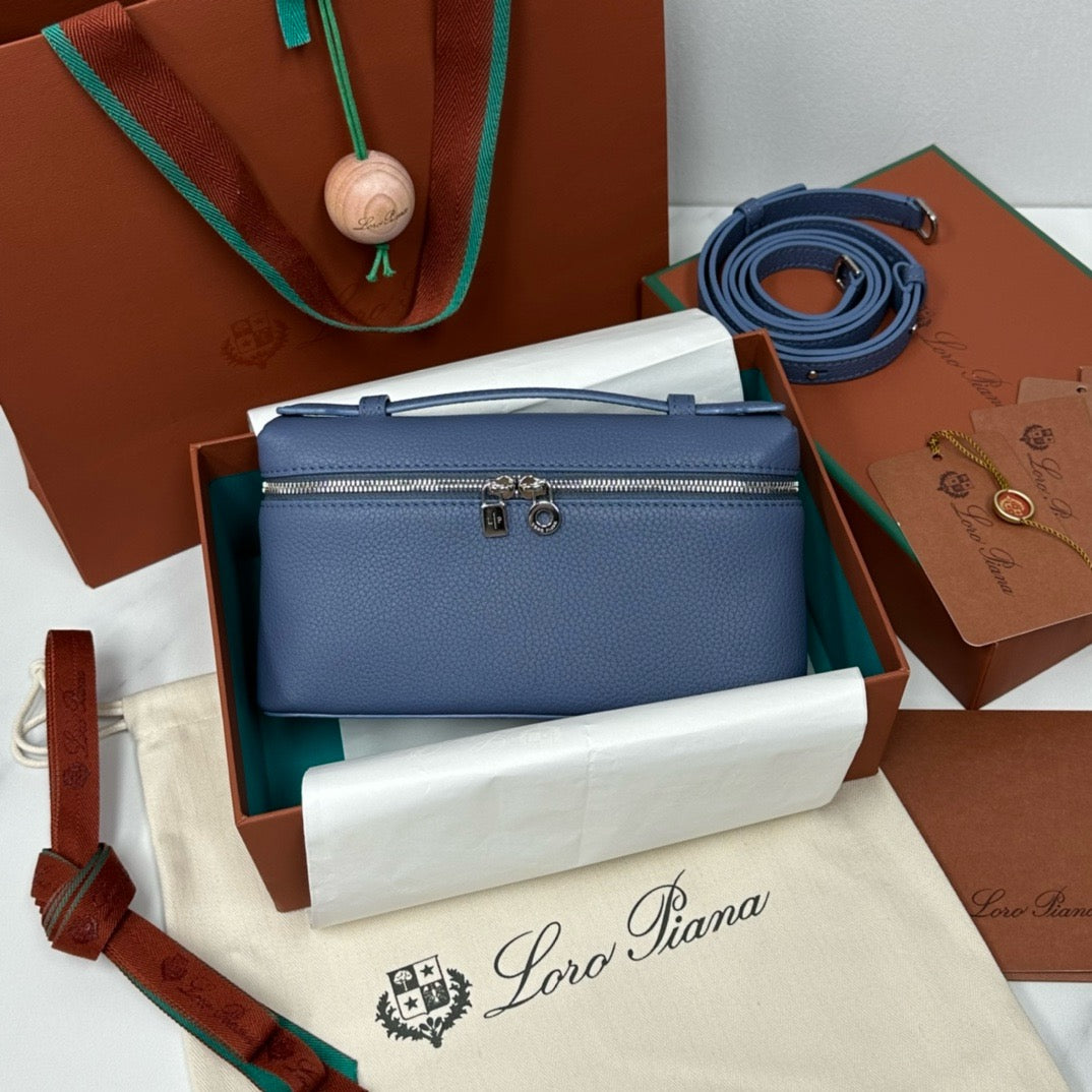 LP 엑스트라 포켓 L19 은장 (아르고 블루 멜란지)