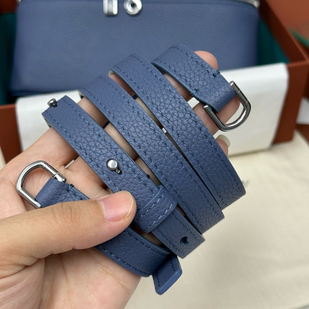 LP 엑스트라 포켓 L19 은장 (아르고 블루 멜란지)
