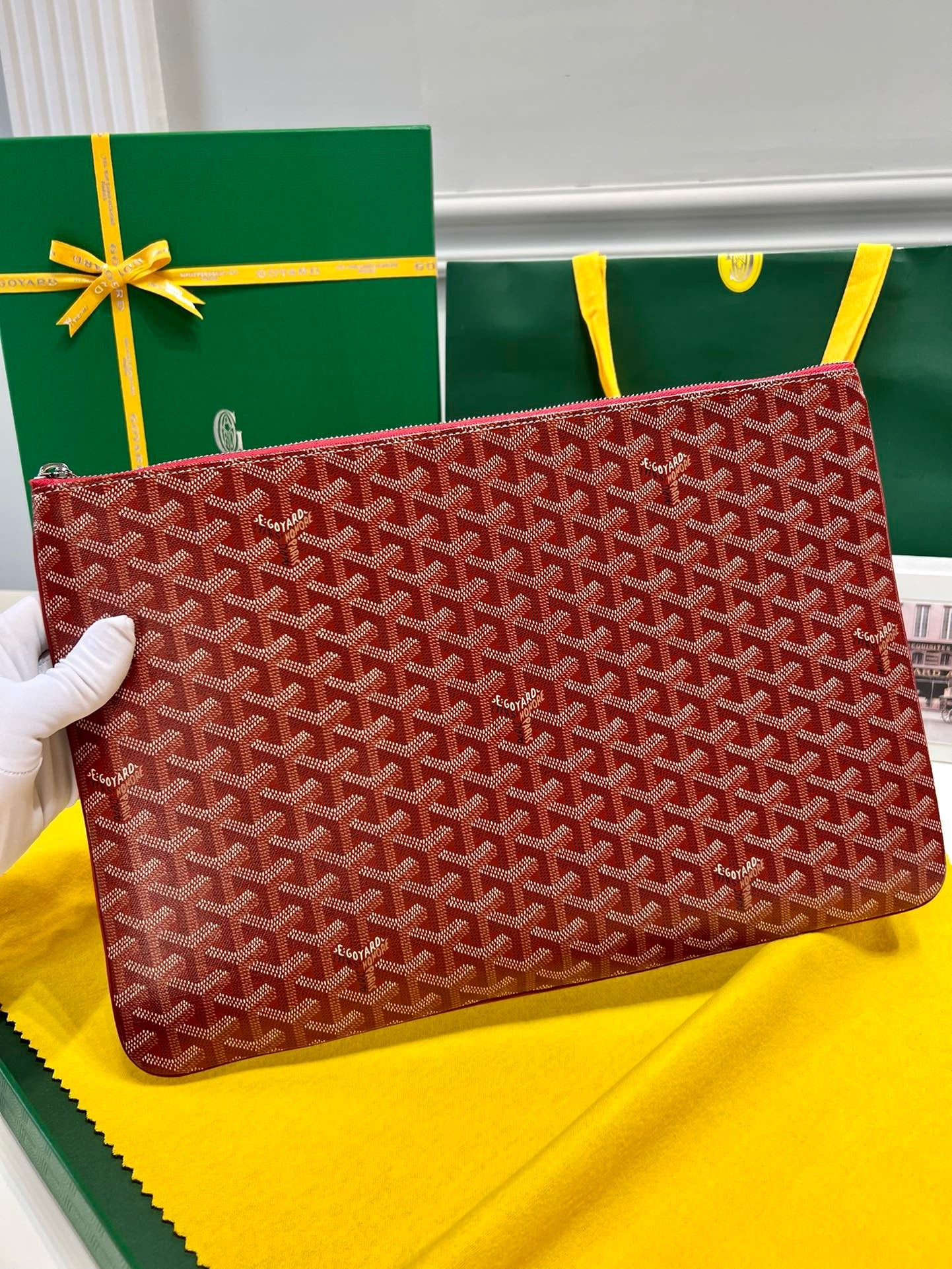 고야드 세나 클러치 GM (레드)