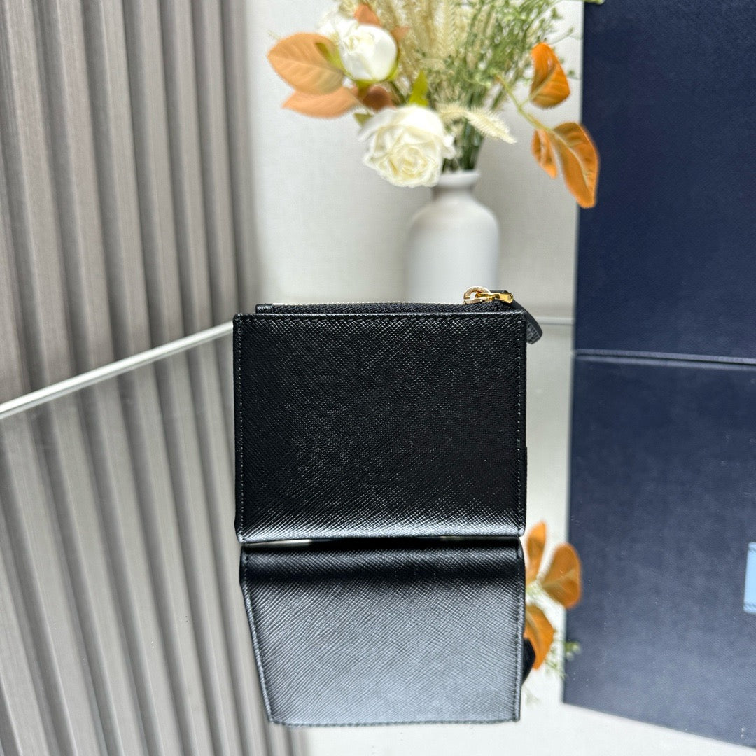 프라다 사피아노 스냅 버튼 카드 홀더