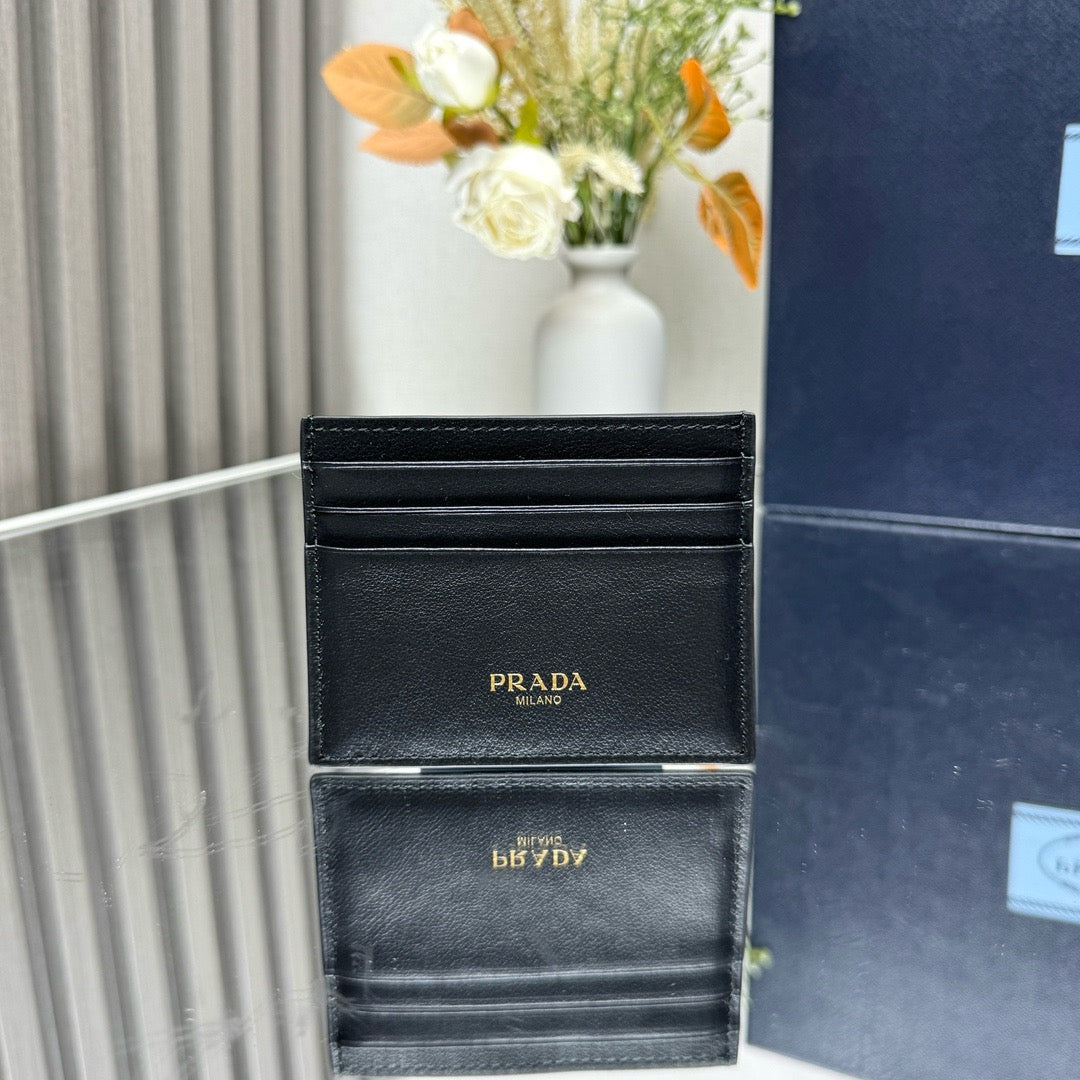 프라다 가죽 카드 홀더