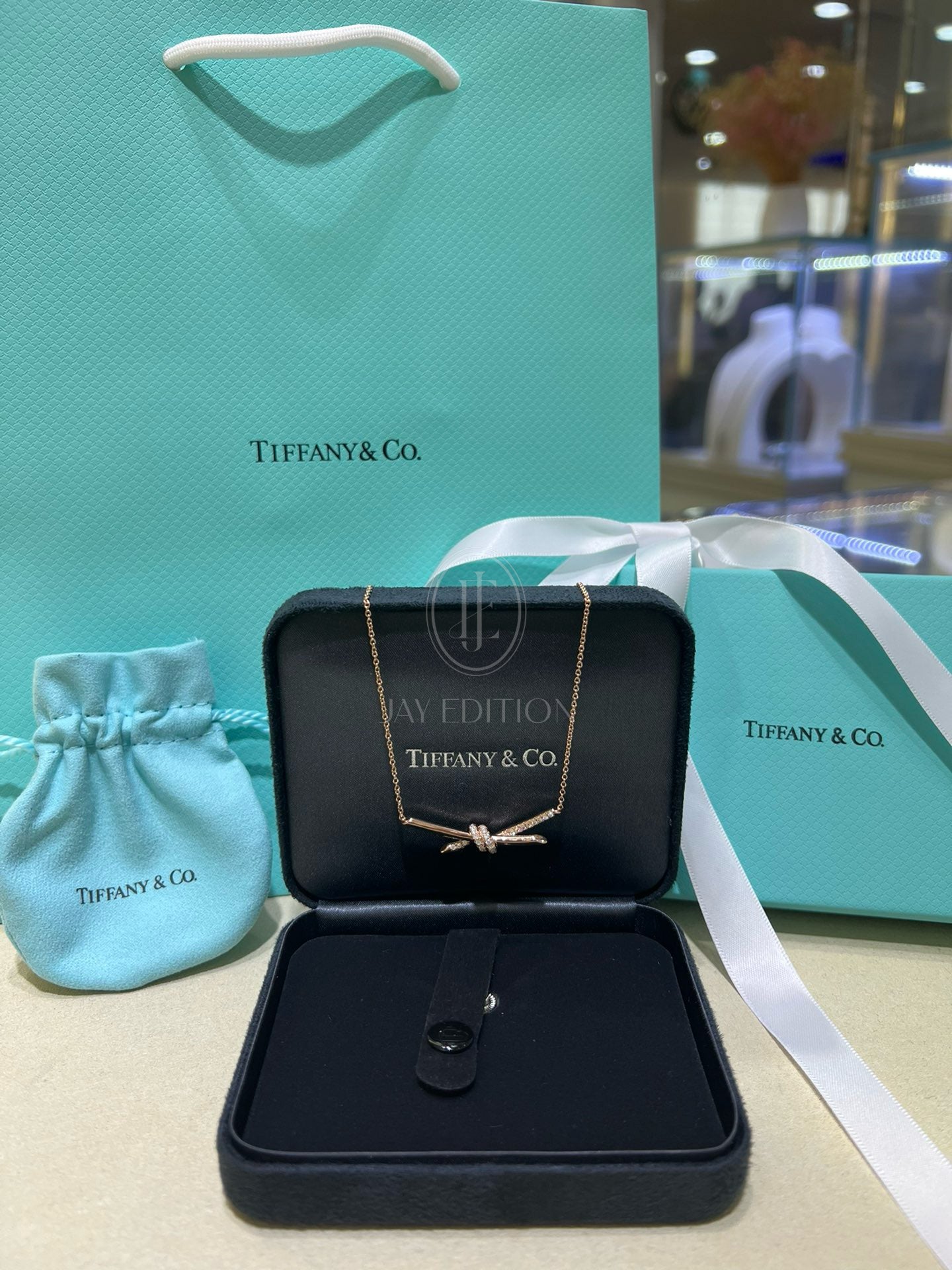 티파니 노트 팬던트 네크리스 (18K)