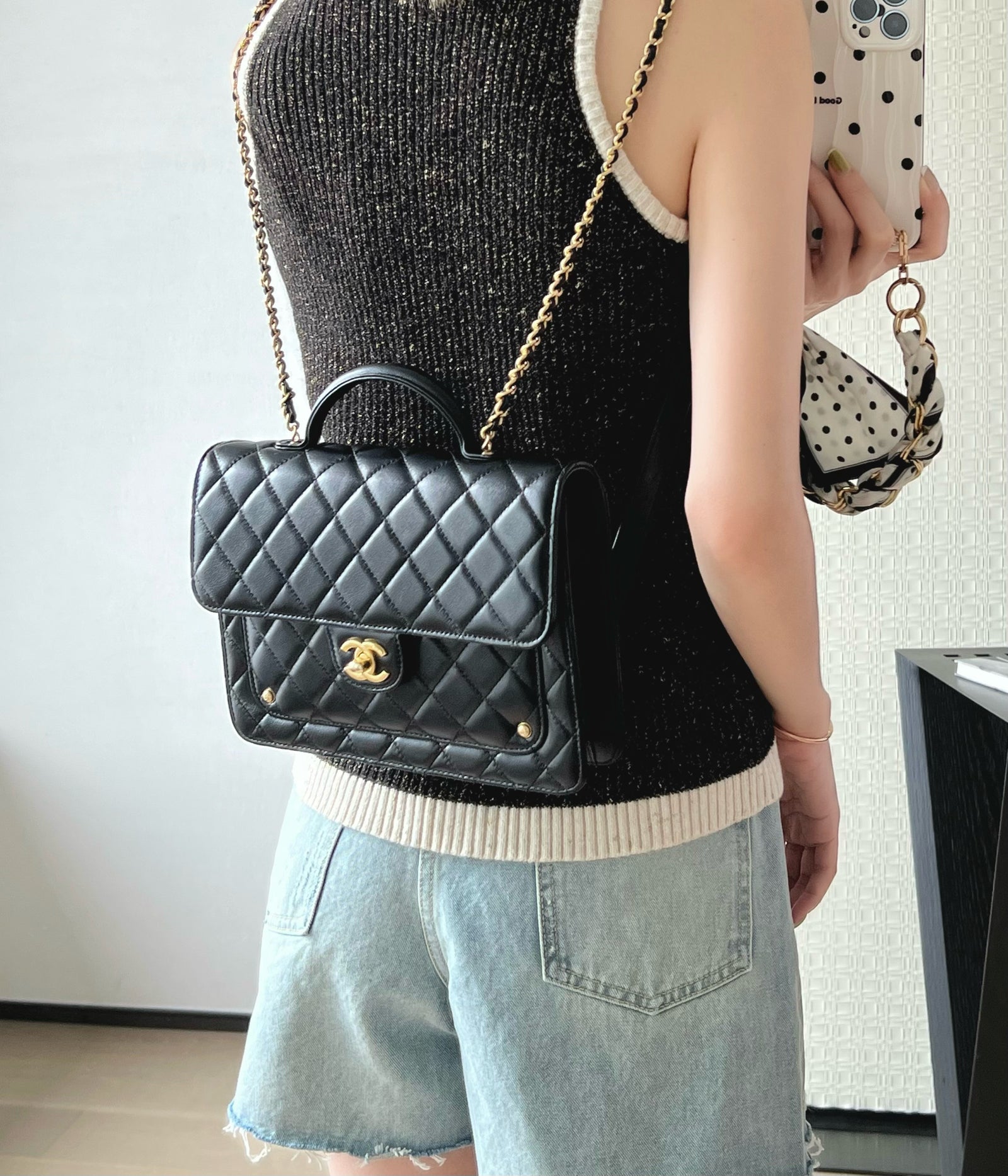 C 25B 탑핸들 백팩 AS5704