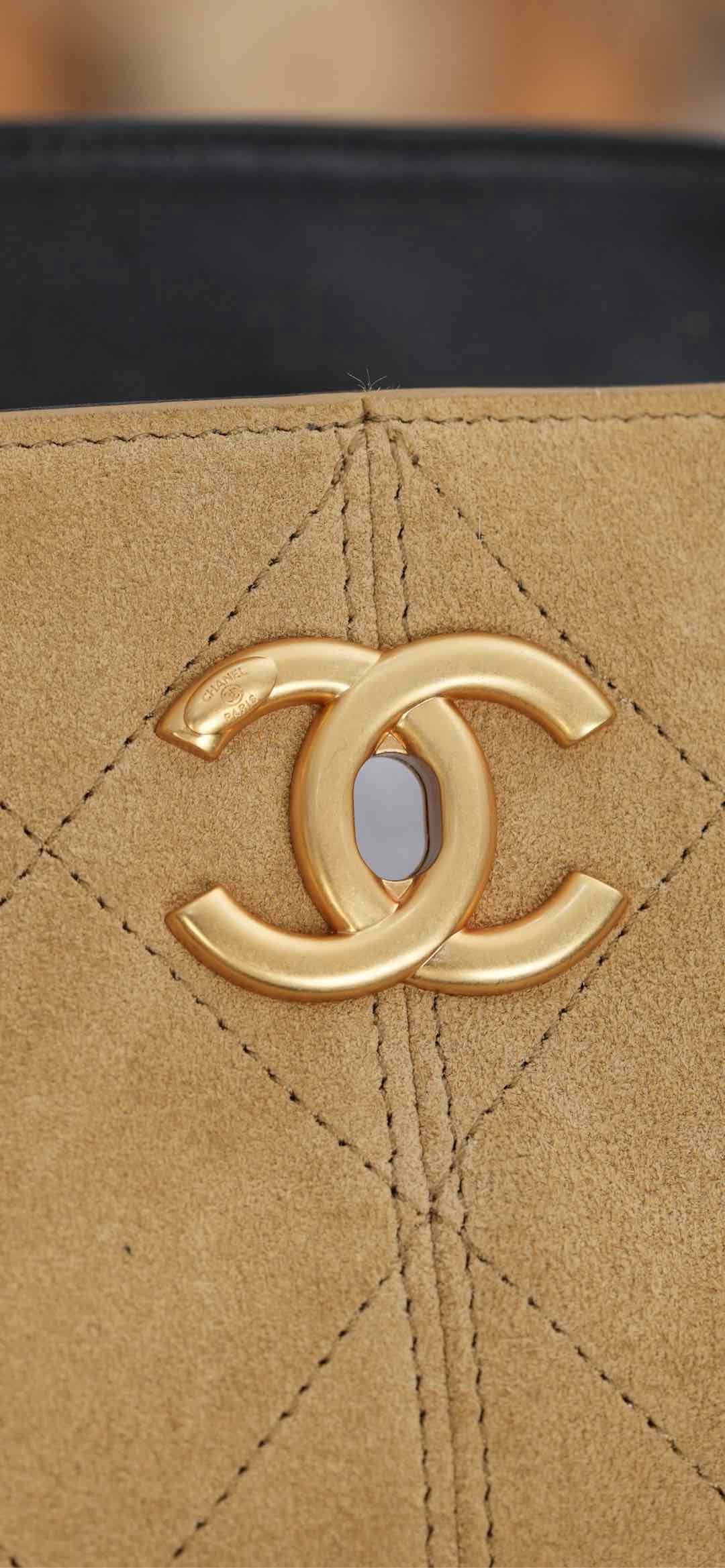 C 25A 스웨이드 쇼핑백 스몰