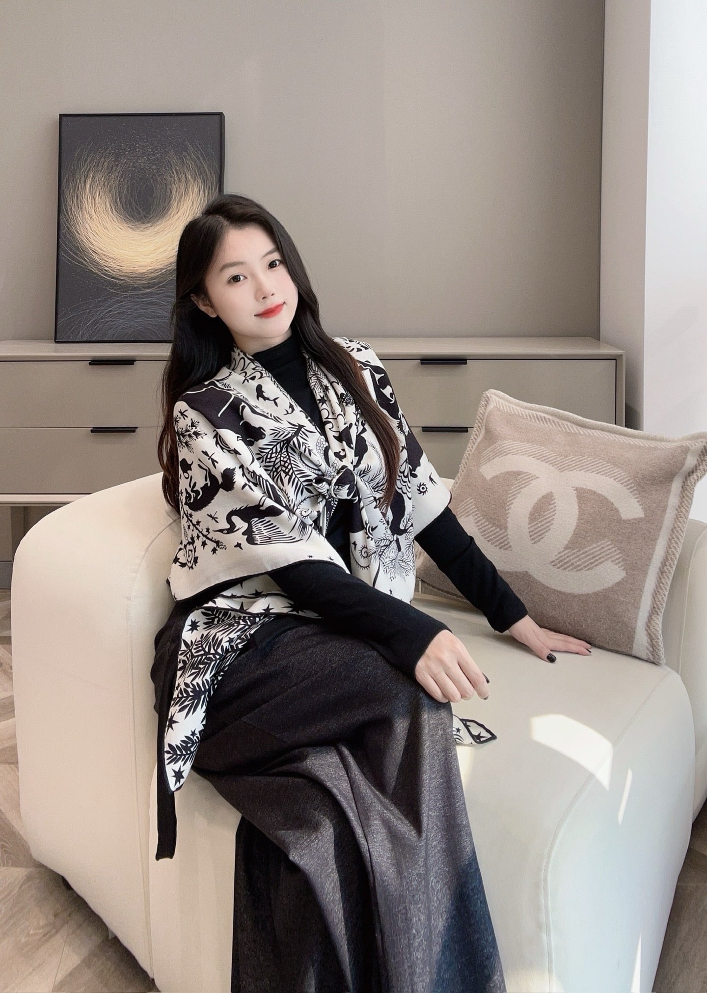 에르메스 숄 8