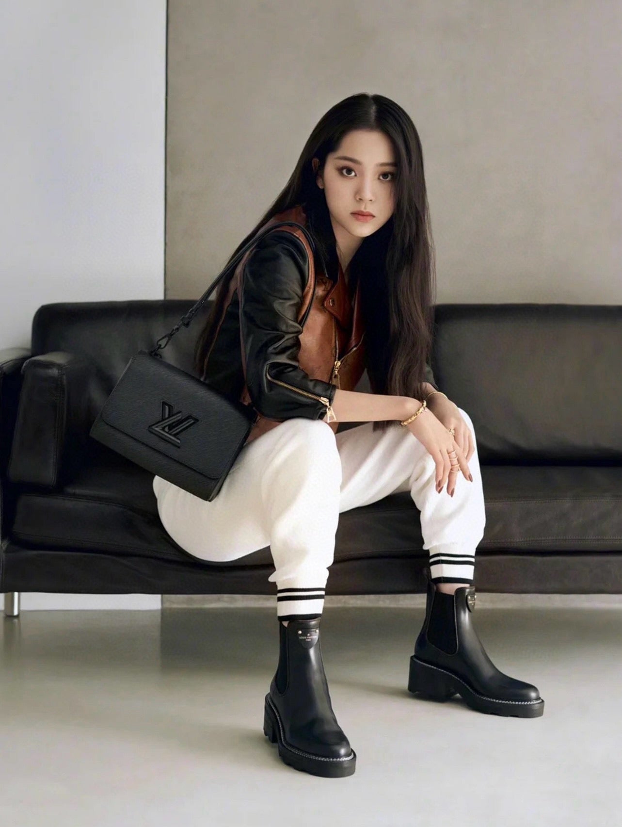 루이비통 보부르 앵클 부츠