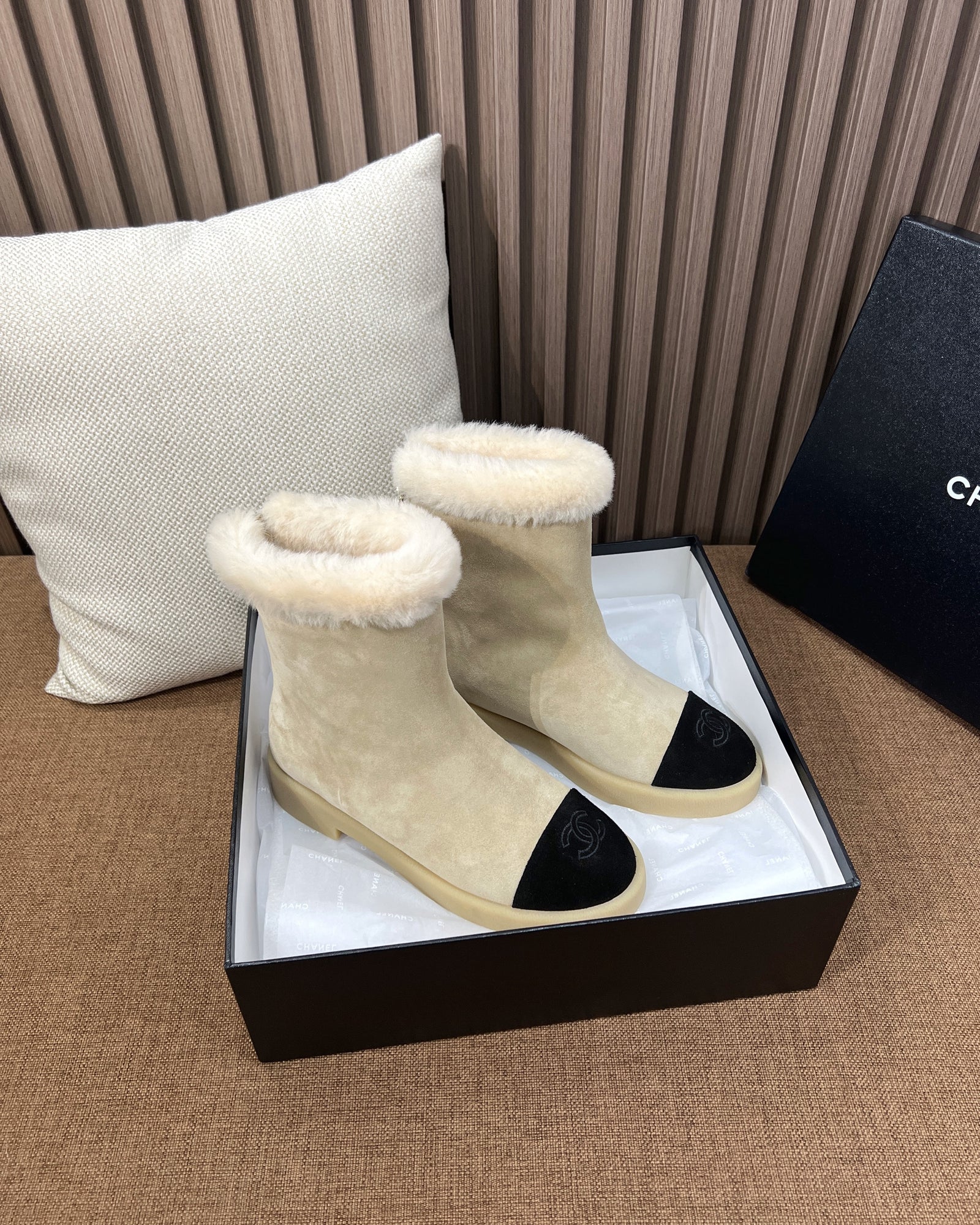 C 스노우 첼시 부츠