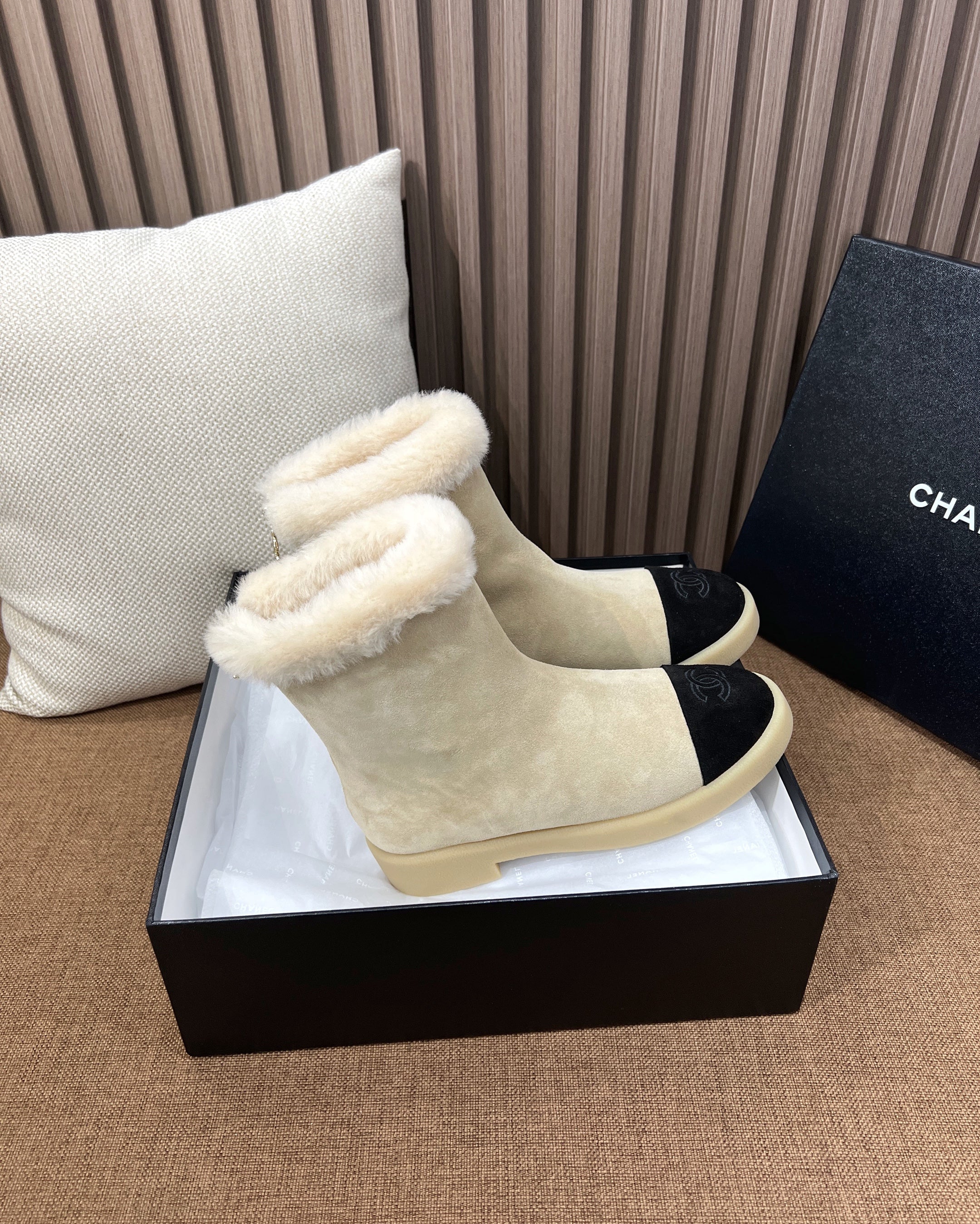 C 스노우 첼시 부츠